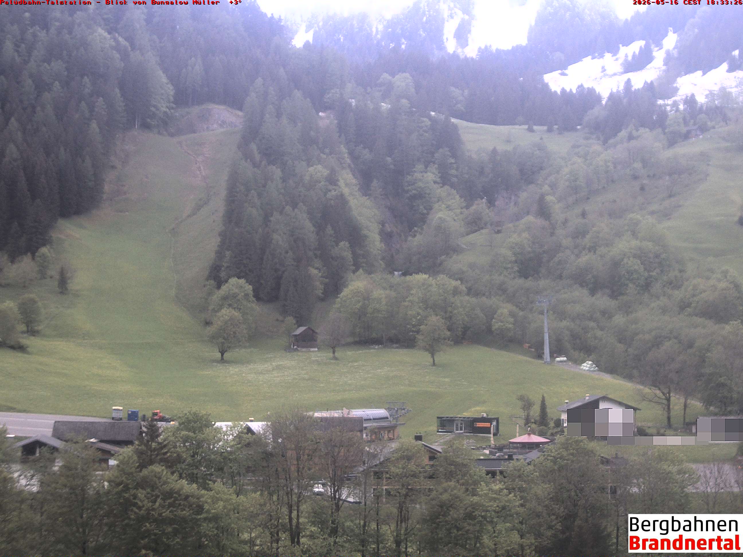 Blick auf Palüdbahn von Bungalow Müller