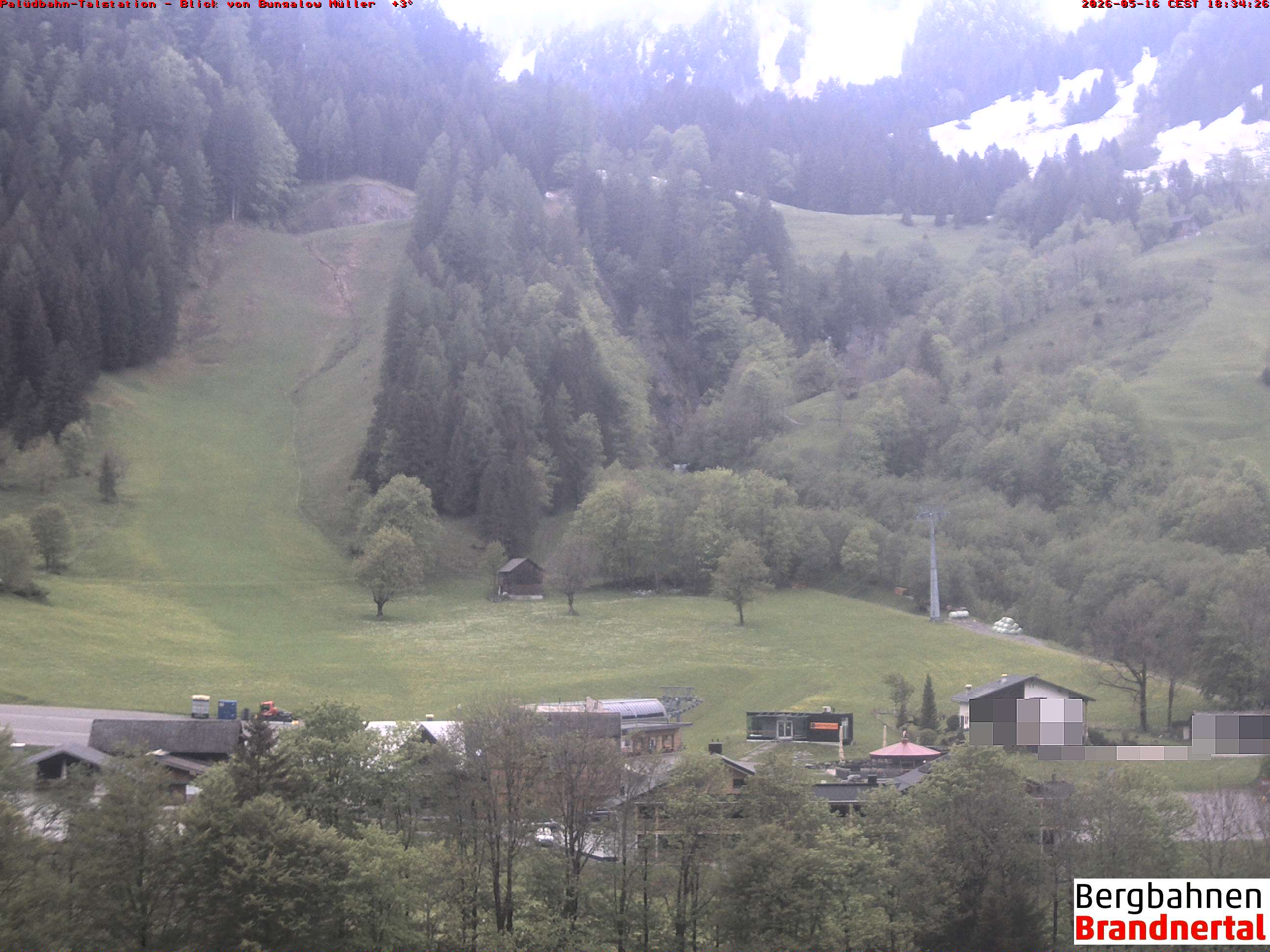 Blick auf Palüdbahn von Bungalow Müller