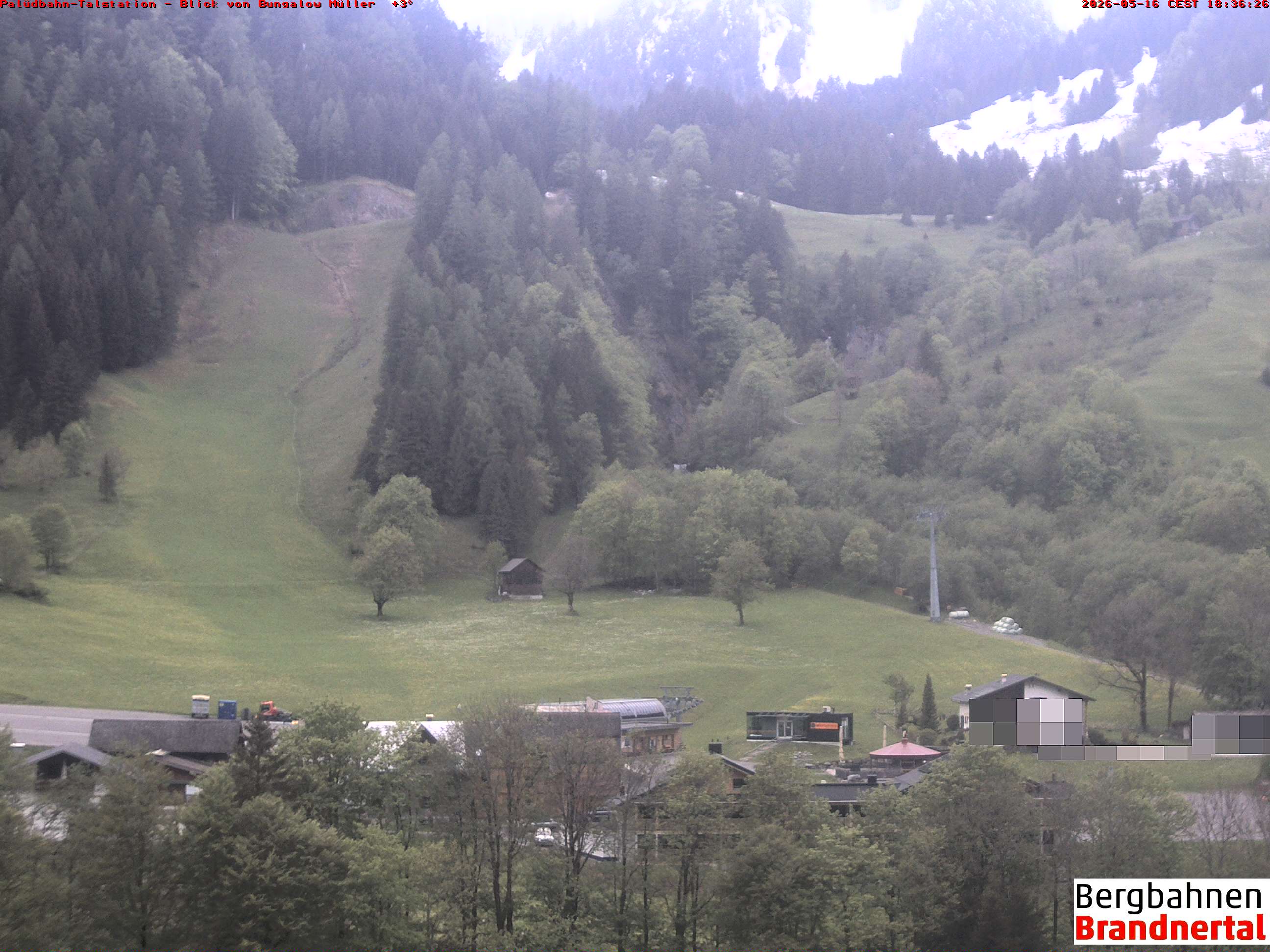 Blick auf Palüdbahn von Bungalow Müller
