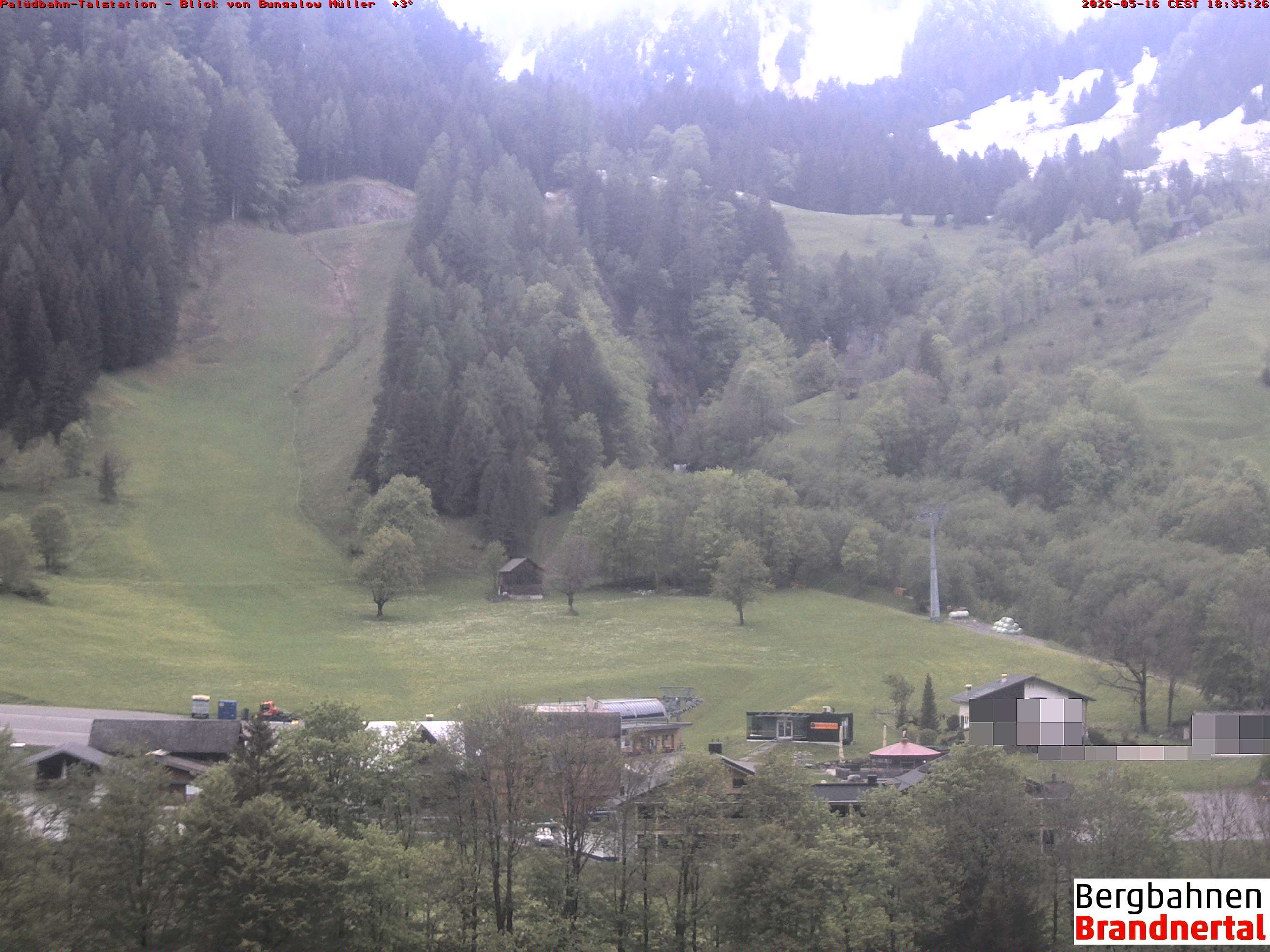 Blick auf Palüdbahn von Bungalow Müller