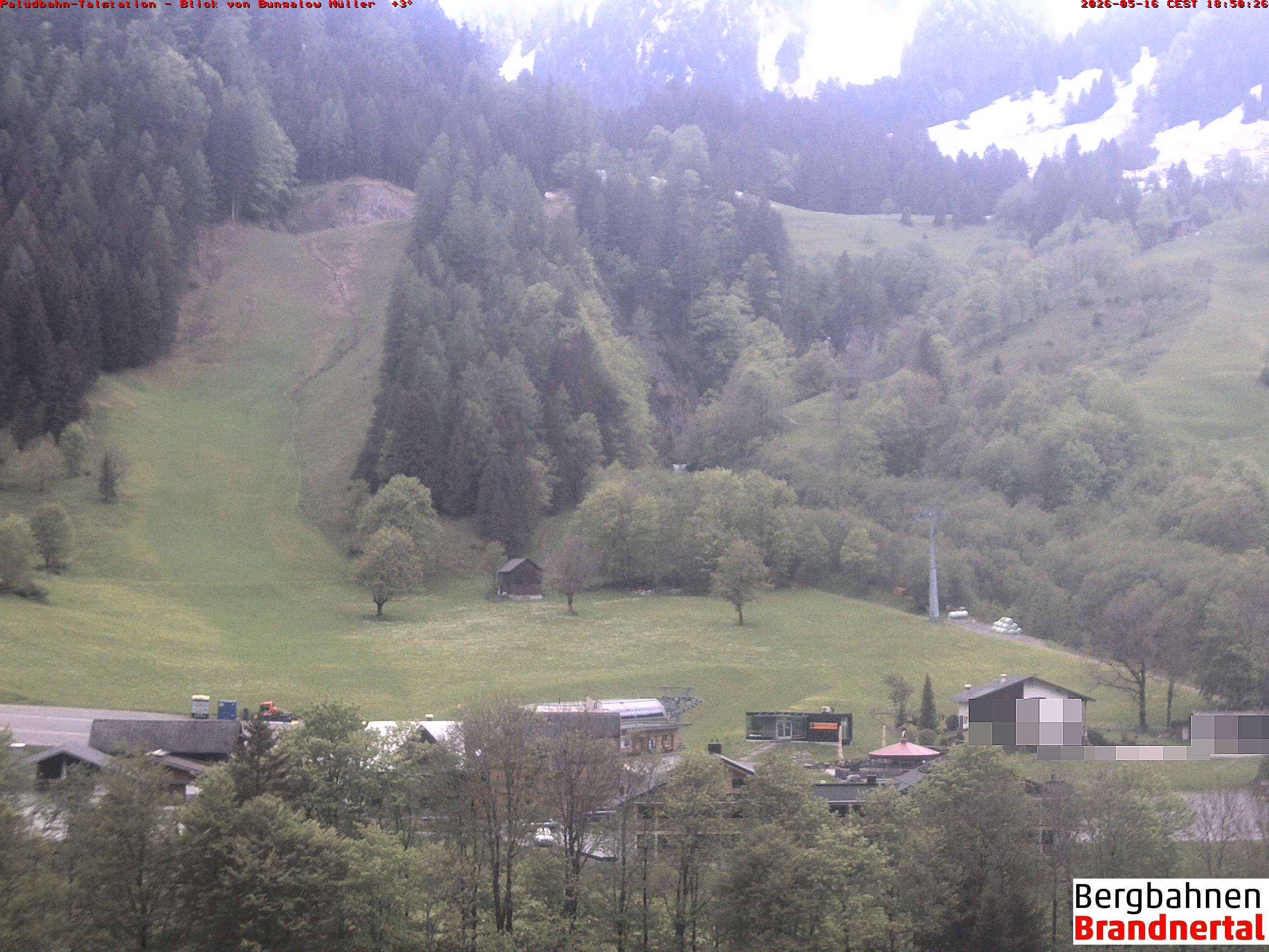Blick auf Palüdbahn von Bungalow Müller