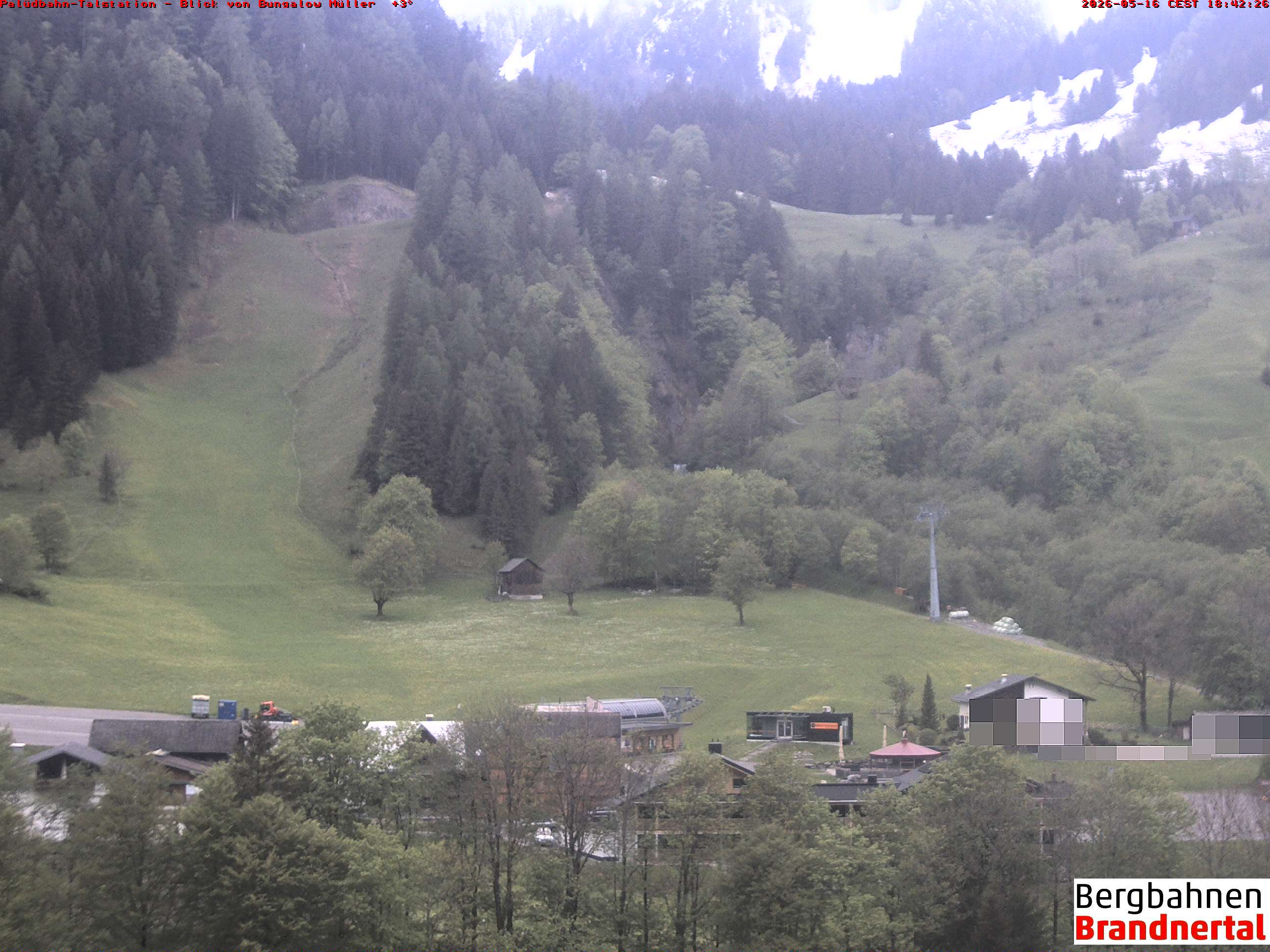 Blick auf Palüdbahn von Bungalow Müller