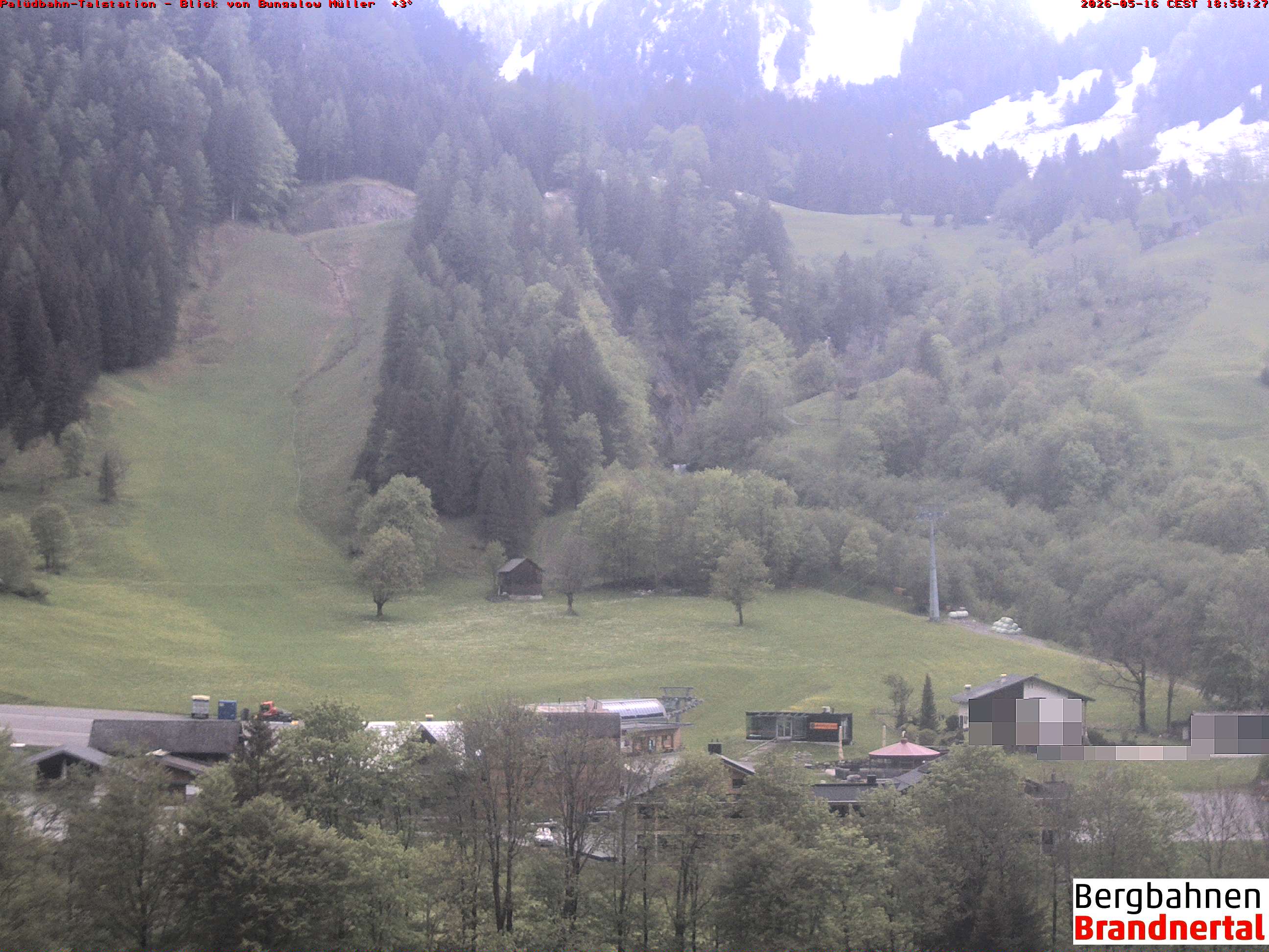 Blick auf Palüdbahn von Bungalow Müller