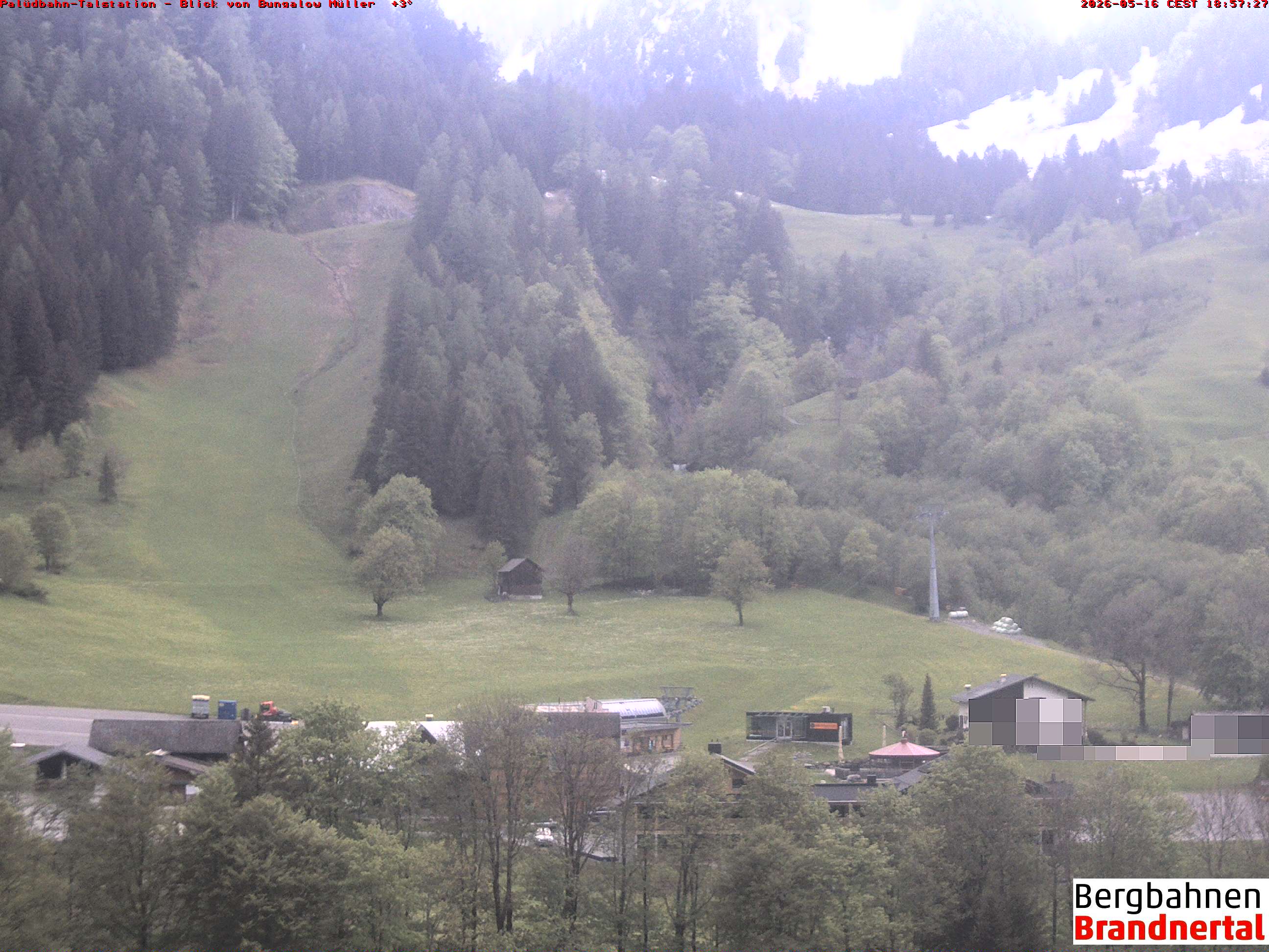 Blick auf Palüdbahn von Bungalow Müller