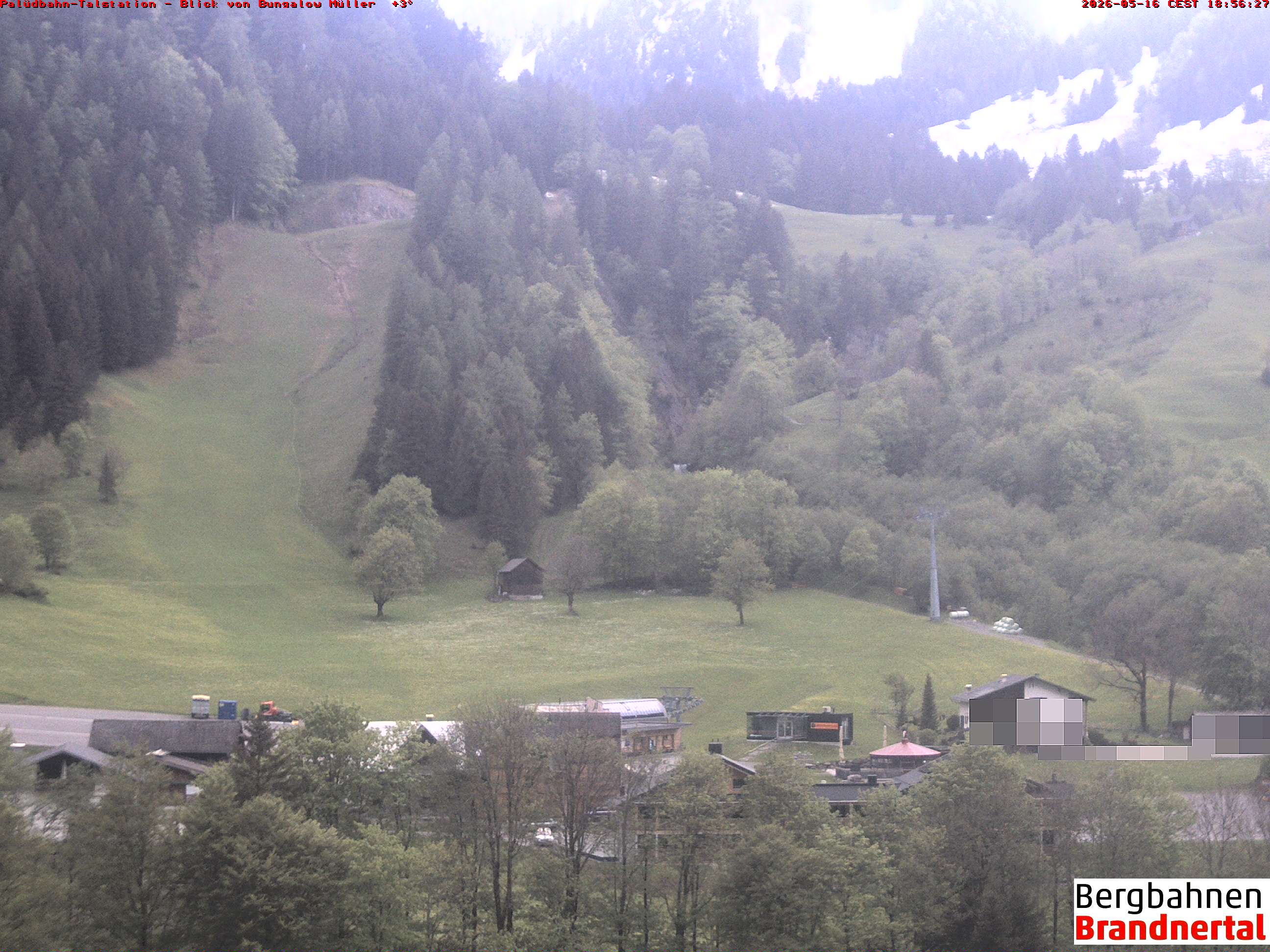 Blick auf Palüdbahn von Bungalow Müller
