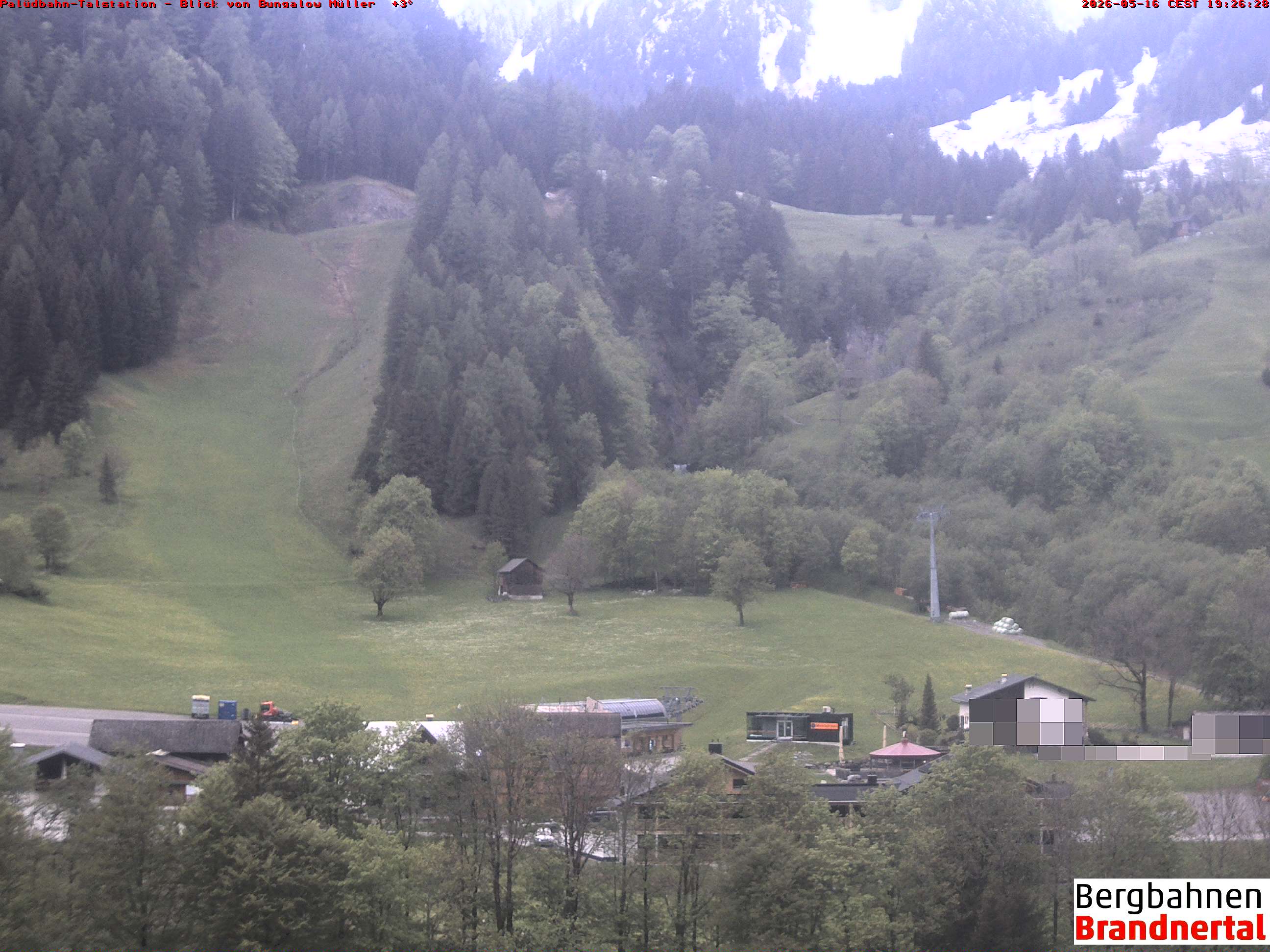 Blick auf Palüdbahn von Bungalow Müller