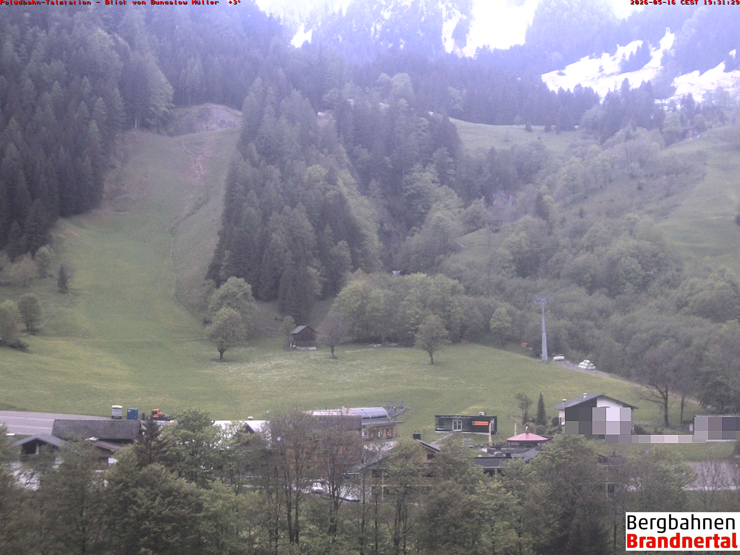 Blick auf Palüdbahn von Bungalow Müller