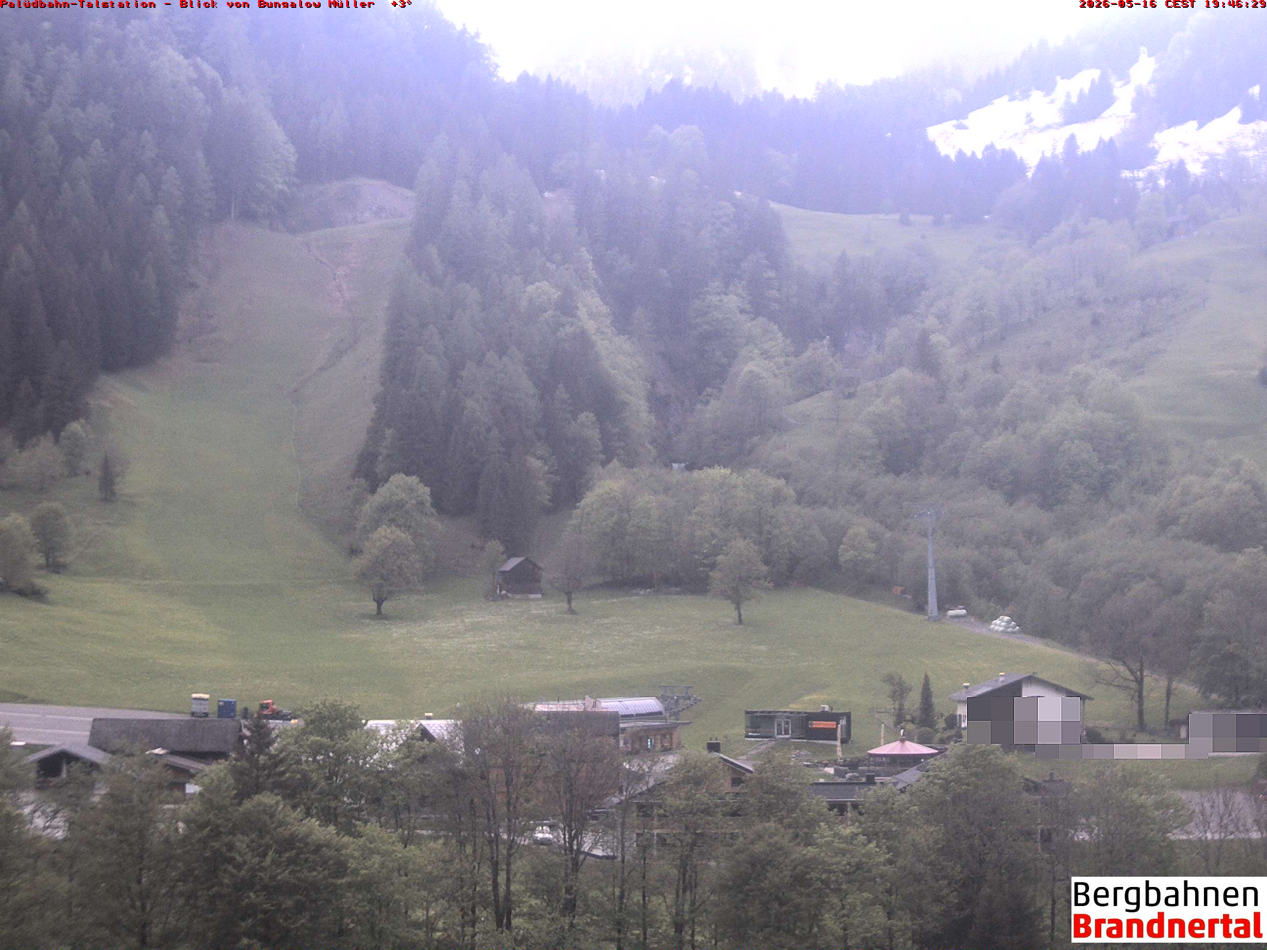 Blick auf Palüdbahn von Bungalow Müller