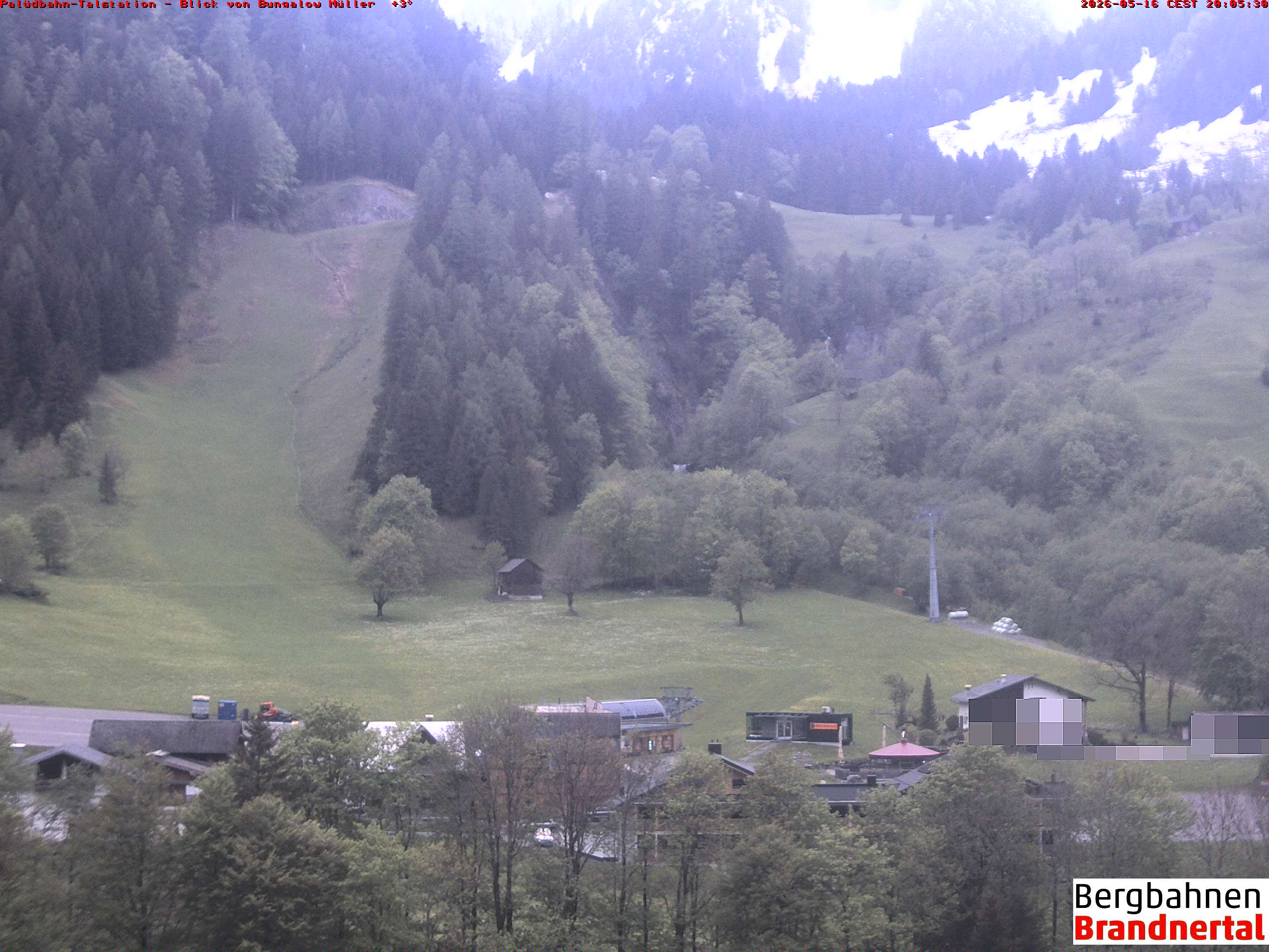 Blick auf Palüdbahn von Bungalow Müller