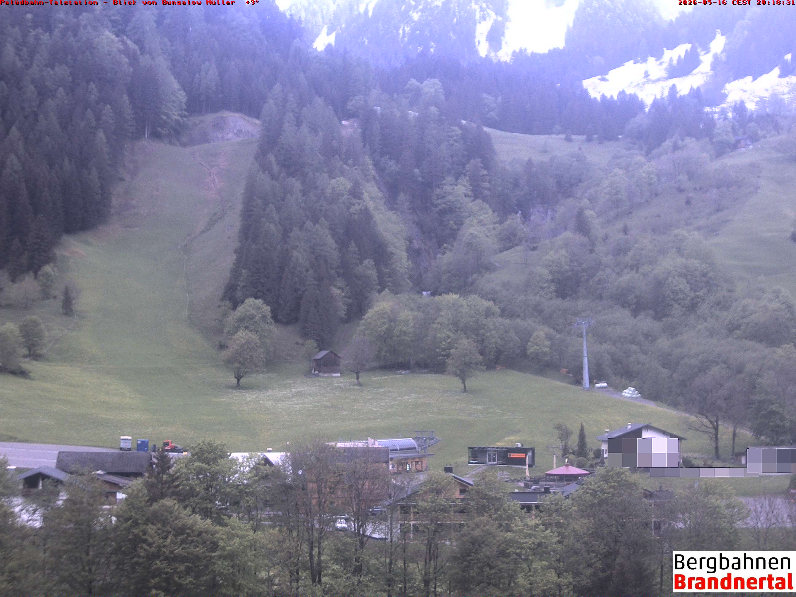 Blick auf Palüdbahn von Bungalow Müller