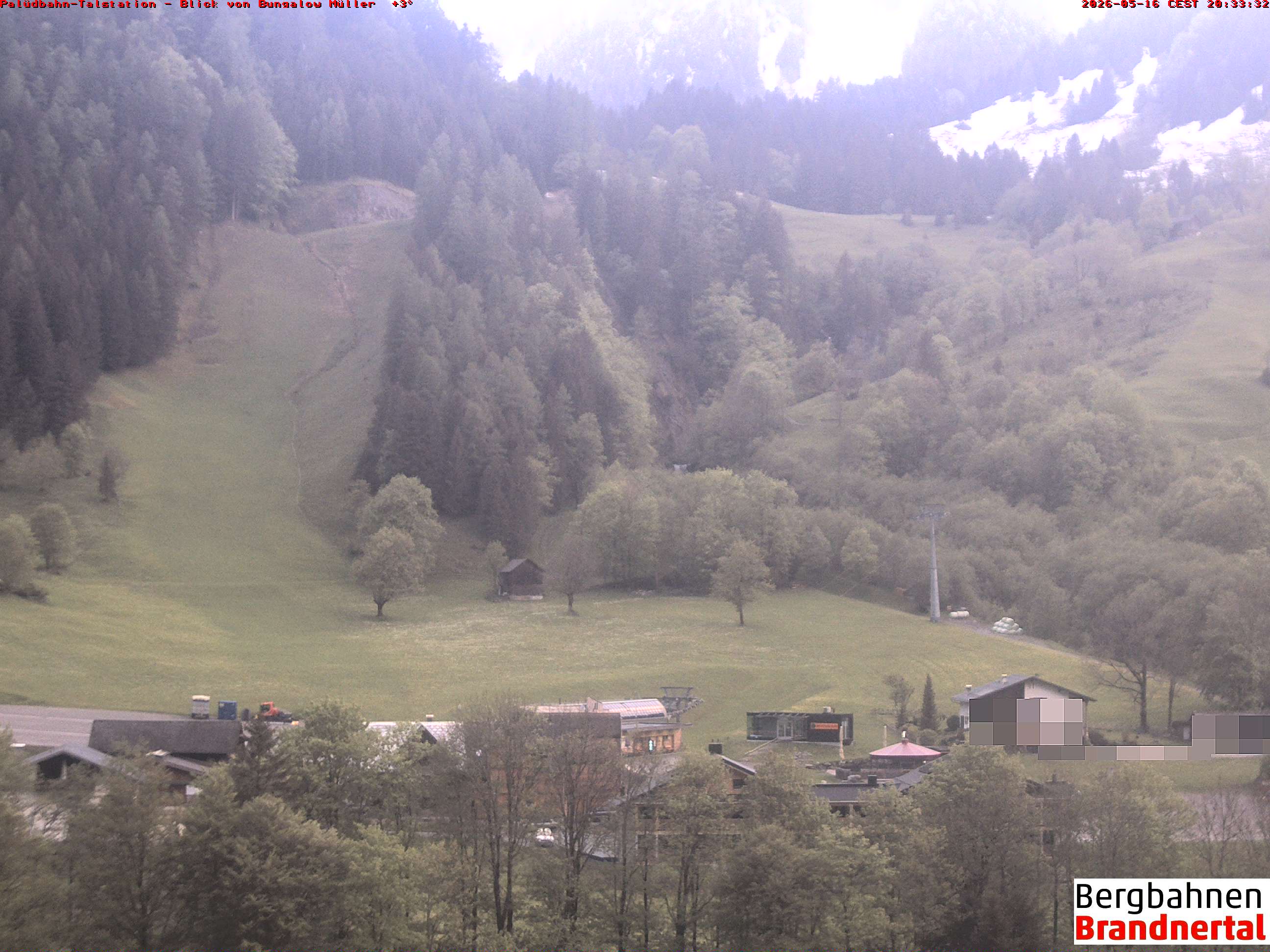 Blick auf Palüdbahn von Bungalow Müller