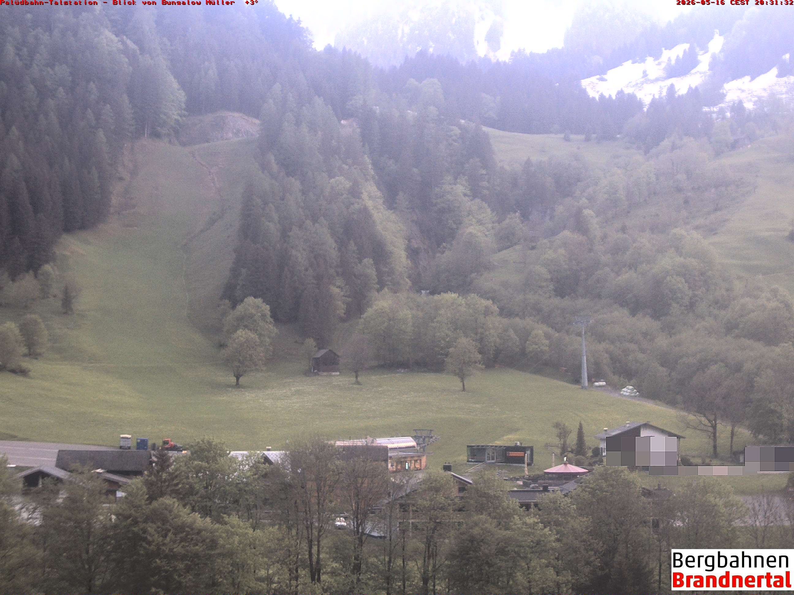 Blick auf Palüdbahn von Bungalow Müller