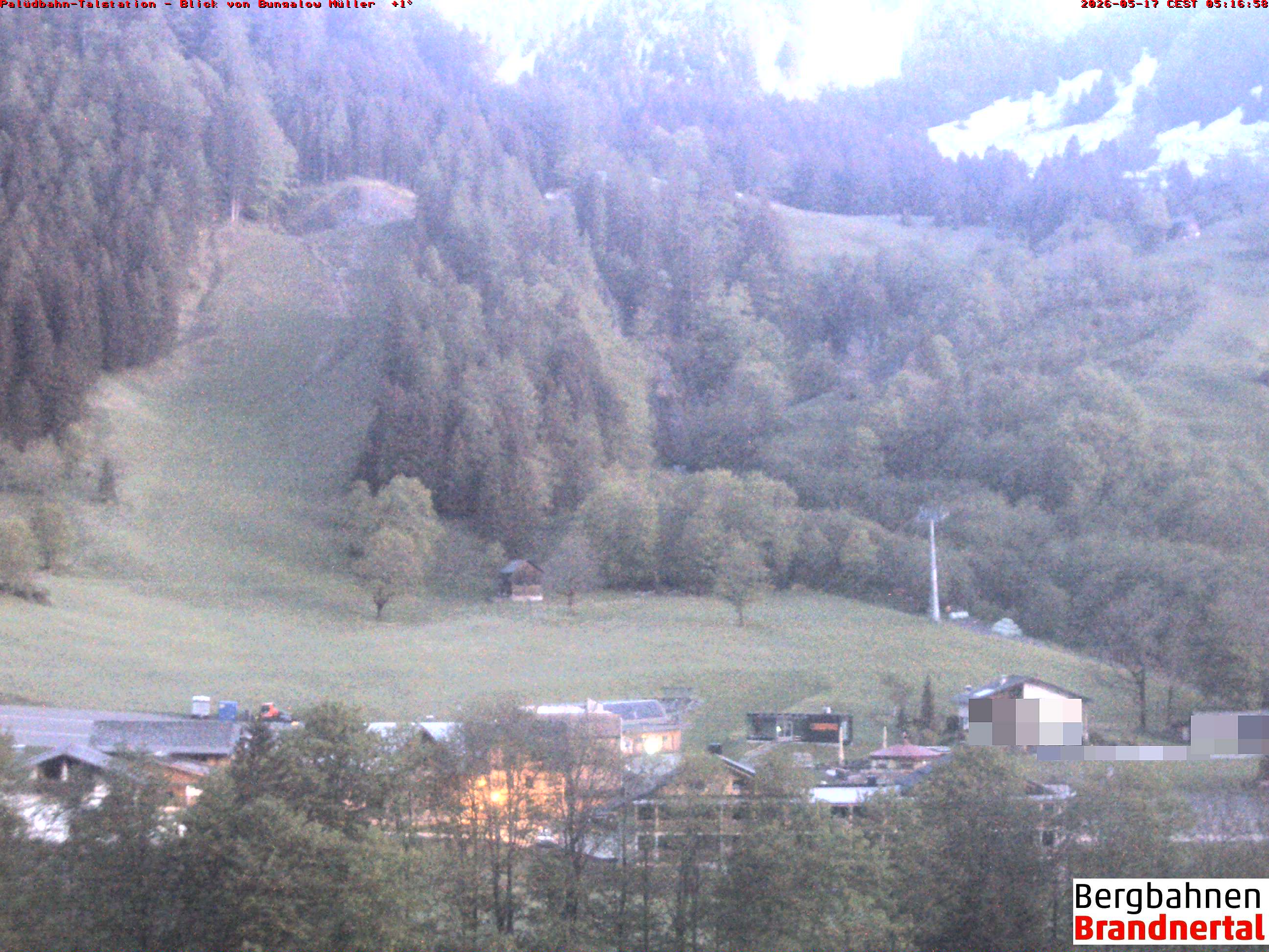 Blick auf Palüdbahn von Bungalow Müller