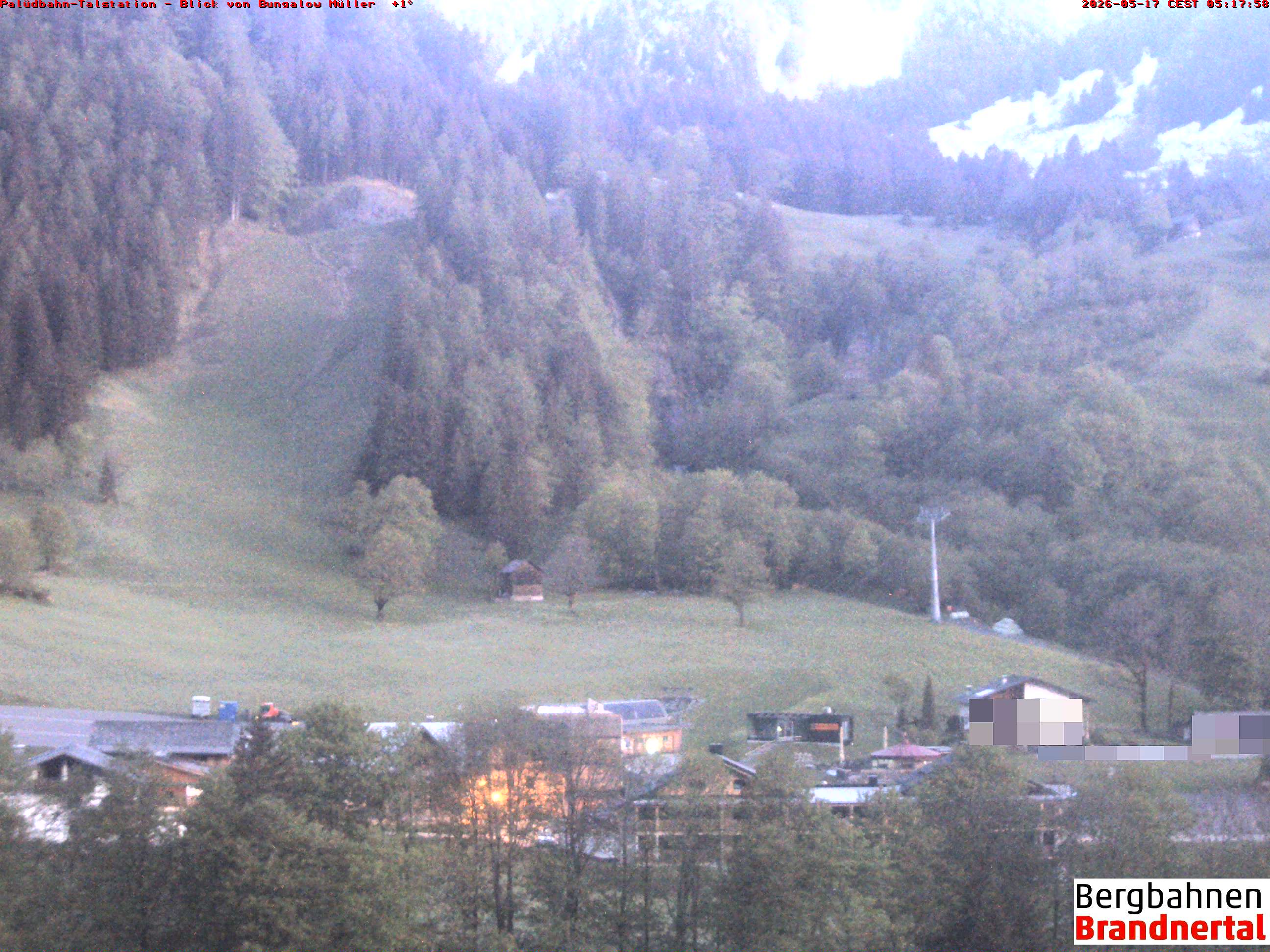 Blick auf Palüdbahn von Bungalow Müller