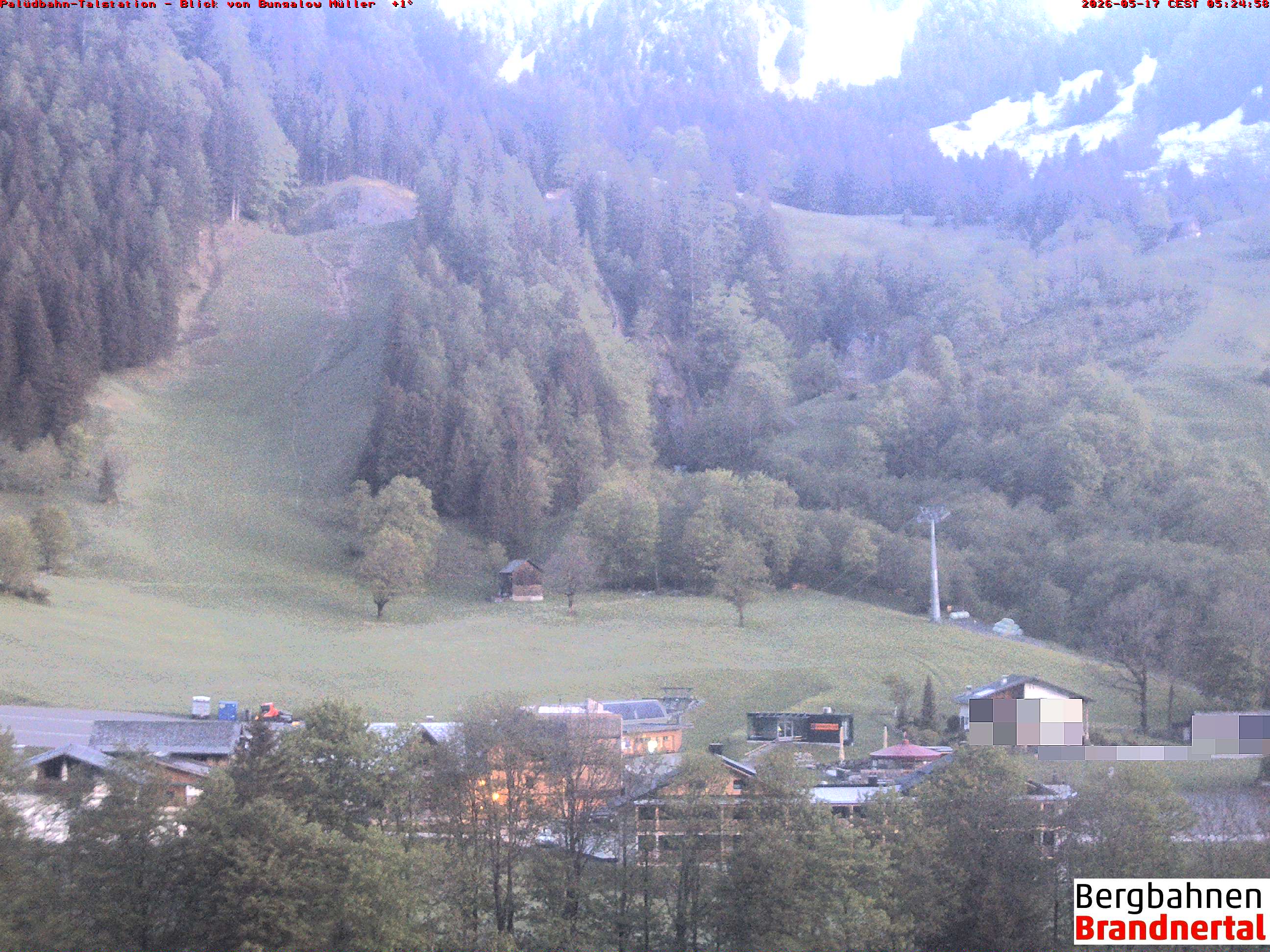 Blick auf Palüdbahn von Bungalow Müller