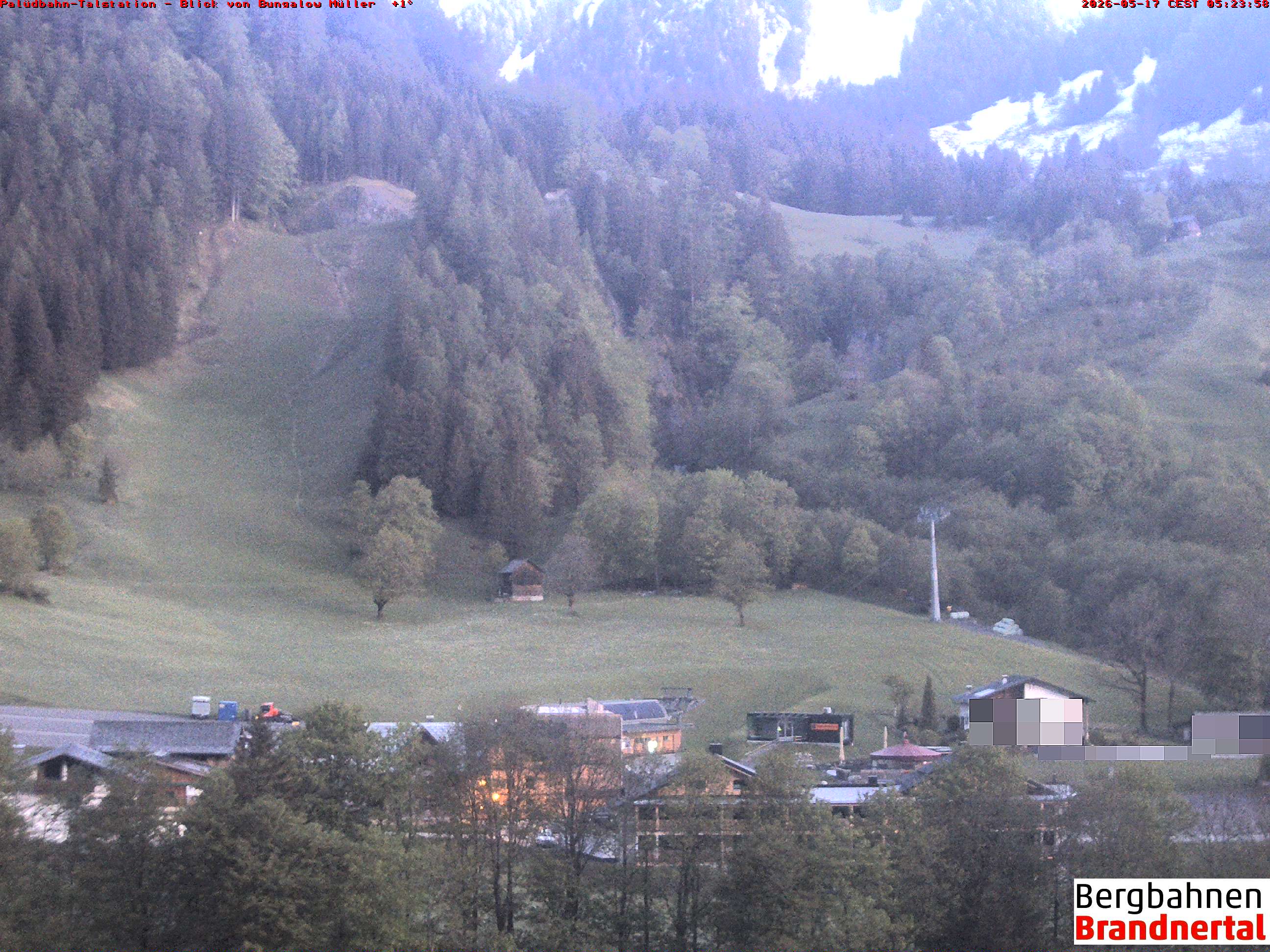 Blick auf Palüdbahn von Bungalow Müller