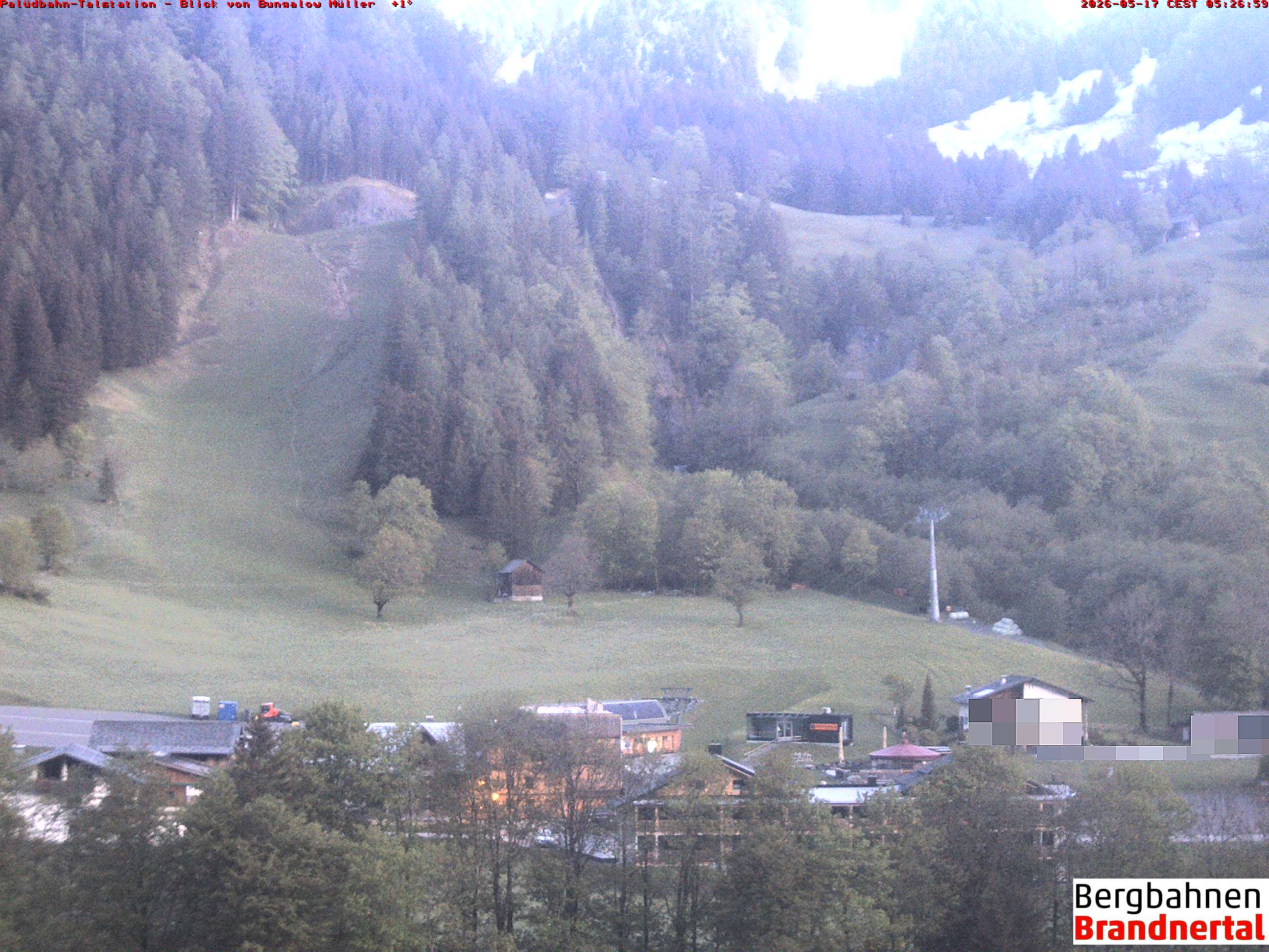 Blick auf Palüdbahn von Bungalow Müller