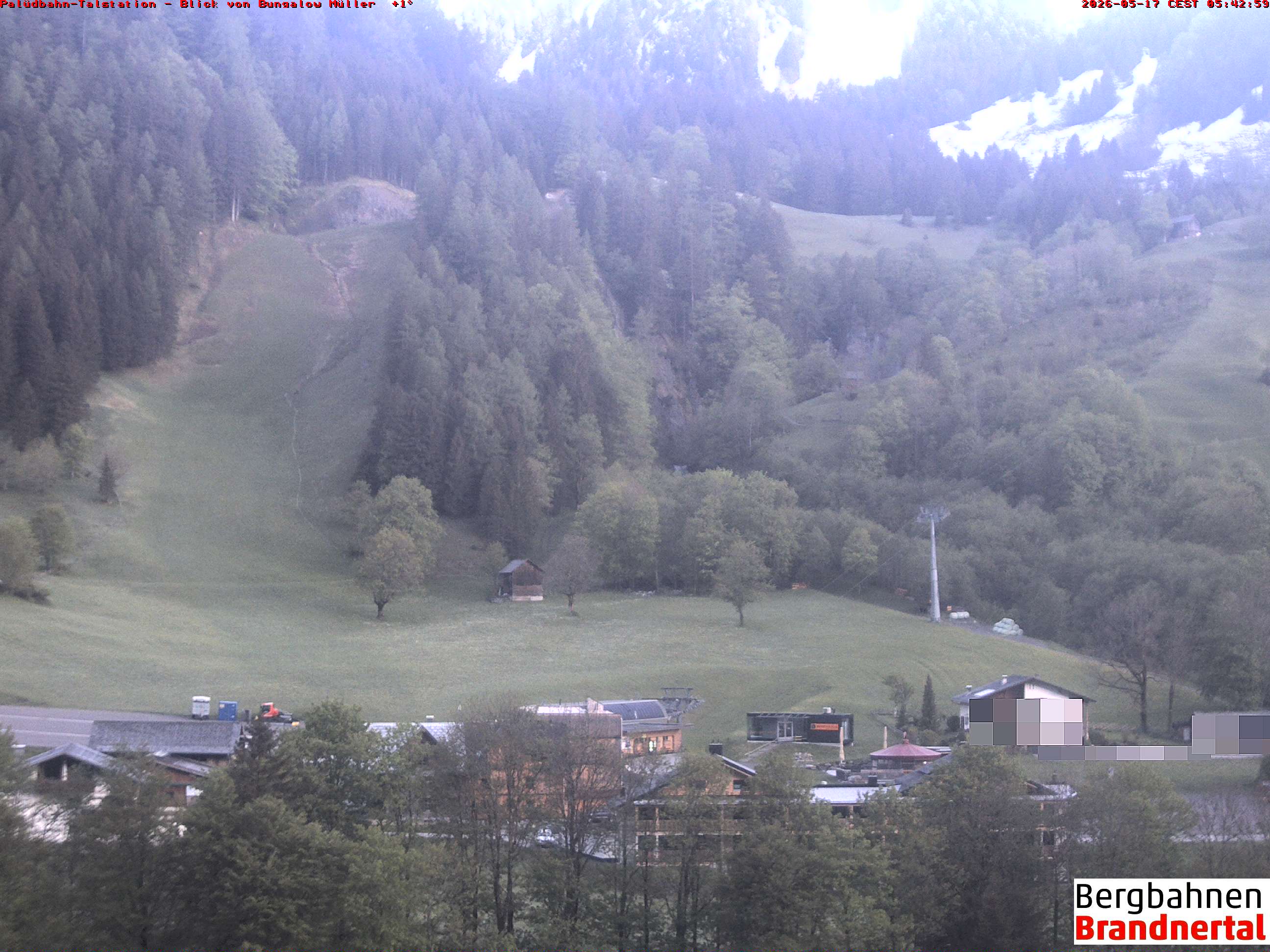Blick auf Palüdbahn von Bungalow Müller