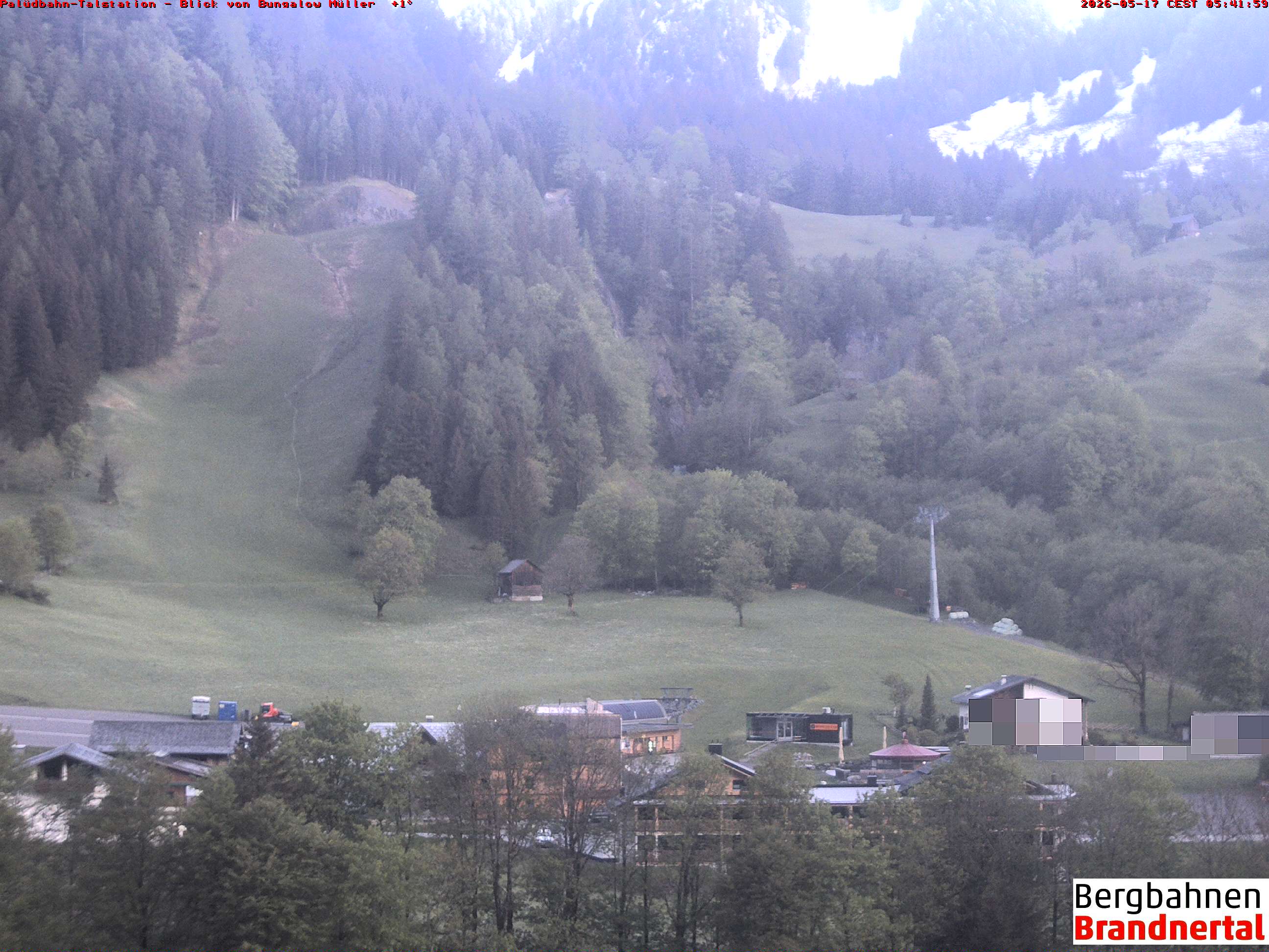 Blick auf Palüdbahn von Bungalow Müller