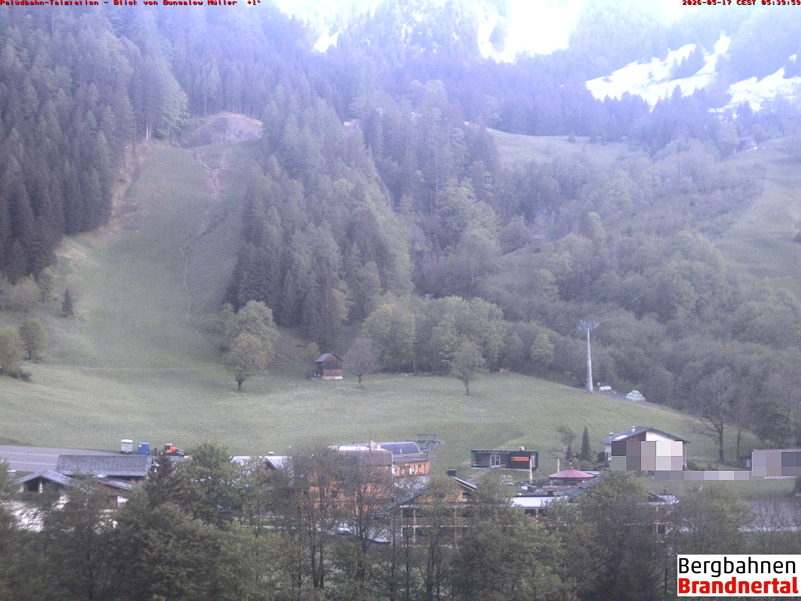 Blick auf Palüdbahn von Bungalow Müller
