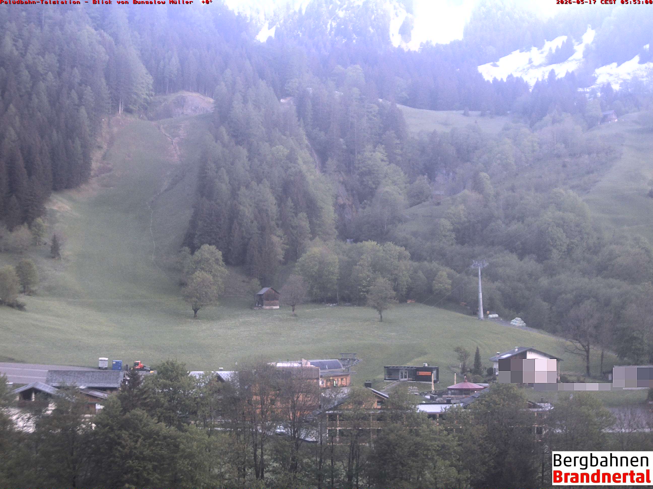 Blick auf Palüdbahn von Bungalow Müller