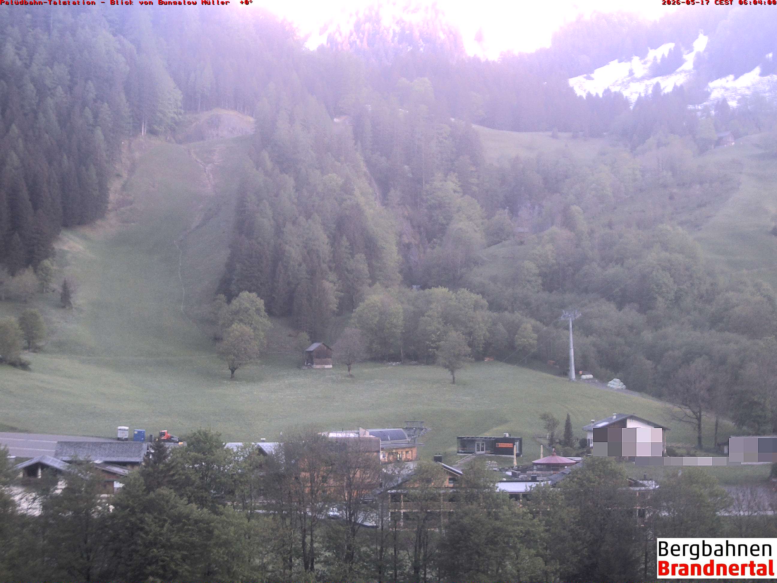 Blick auf Palüdbahn von Bungalow Müller