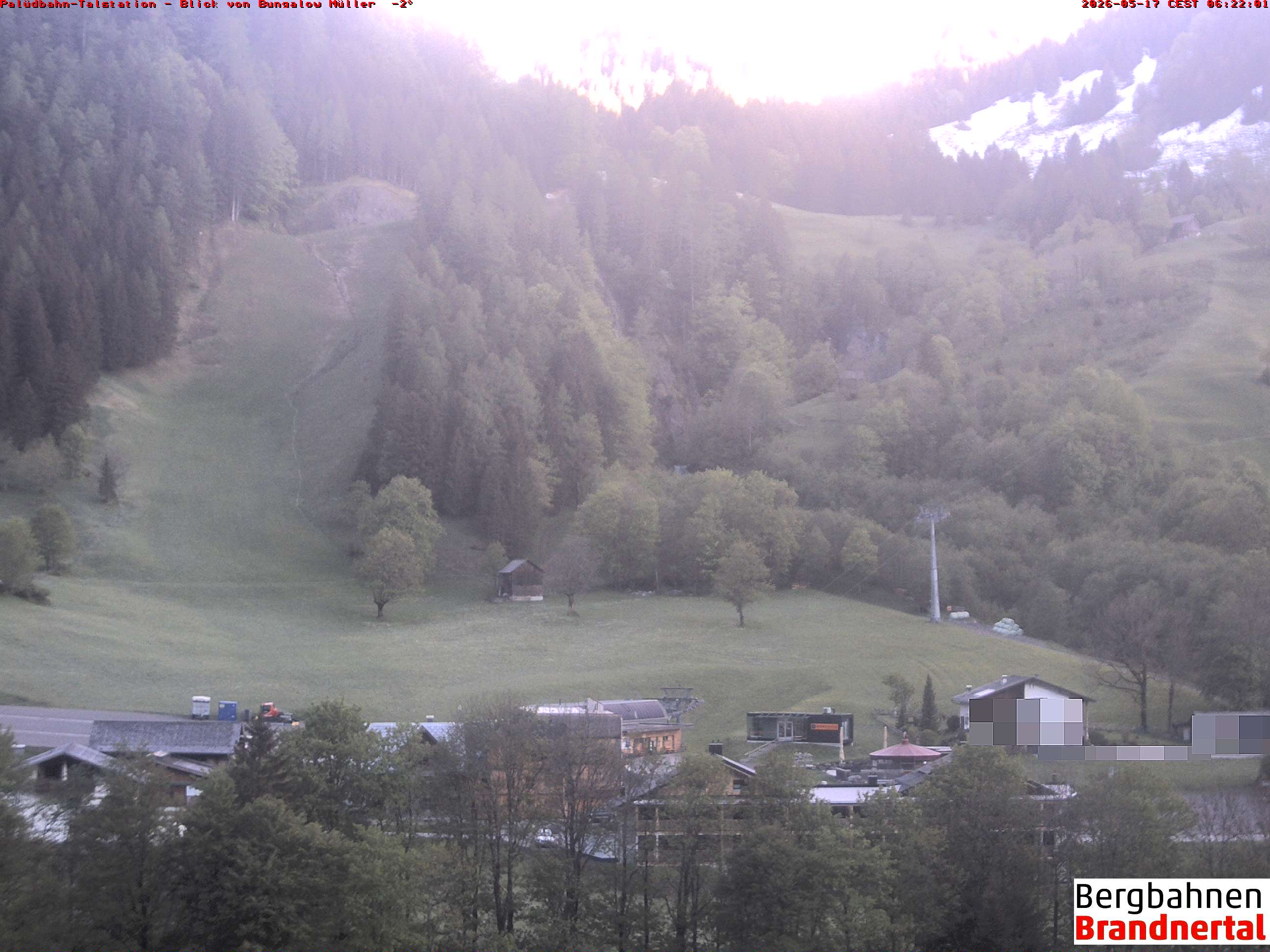 Blick auf Palüdbahn von Bungalow Müller
