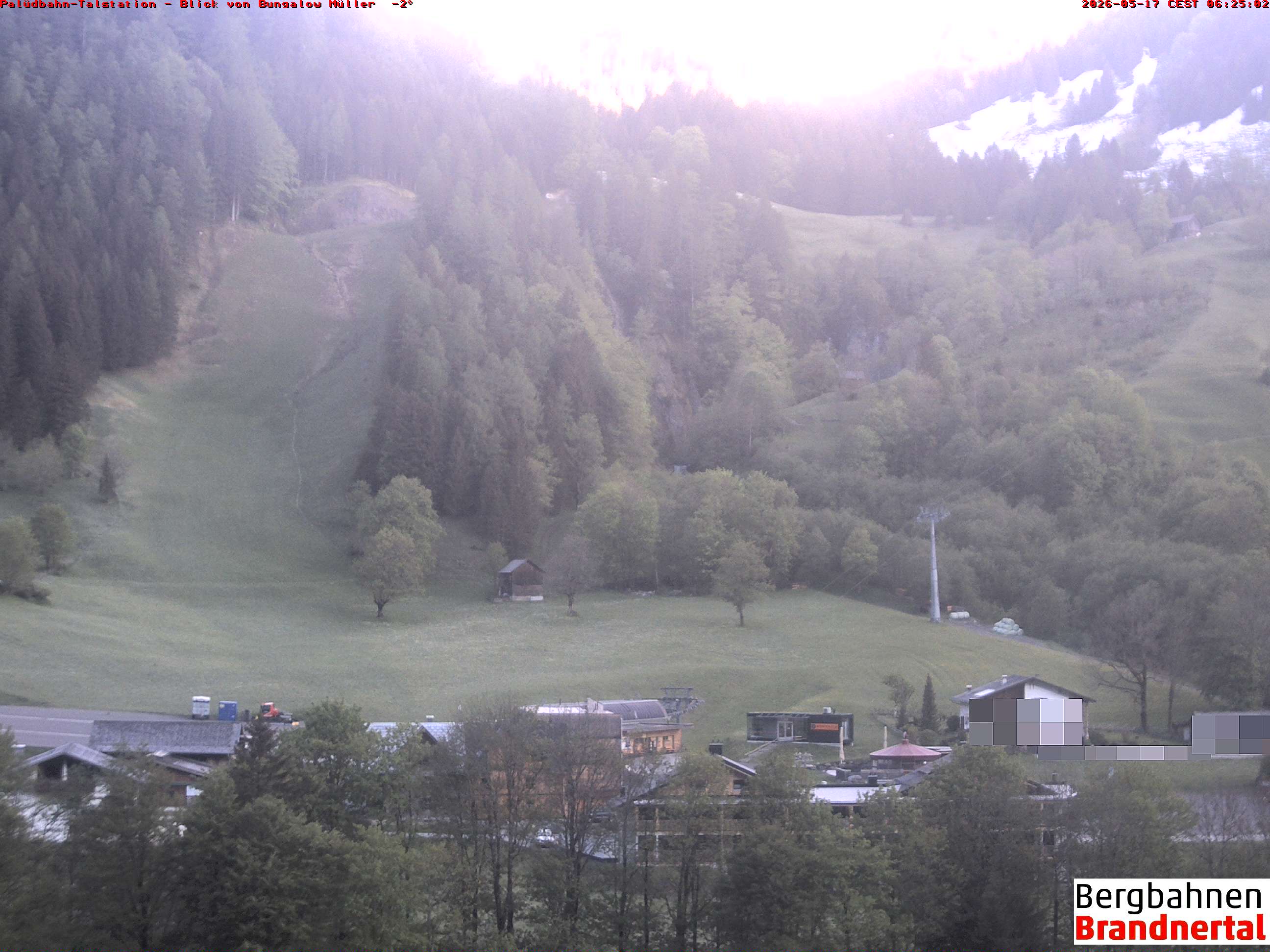 Blick auf Palüdbahn von Bungalow Müller