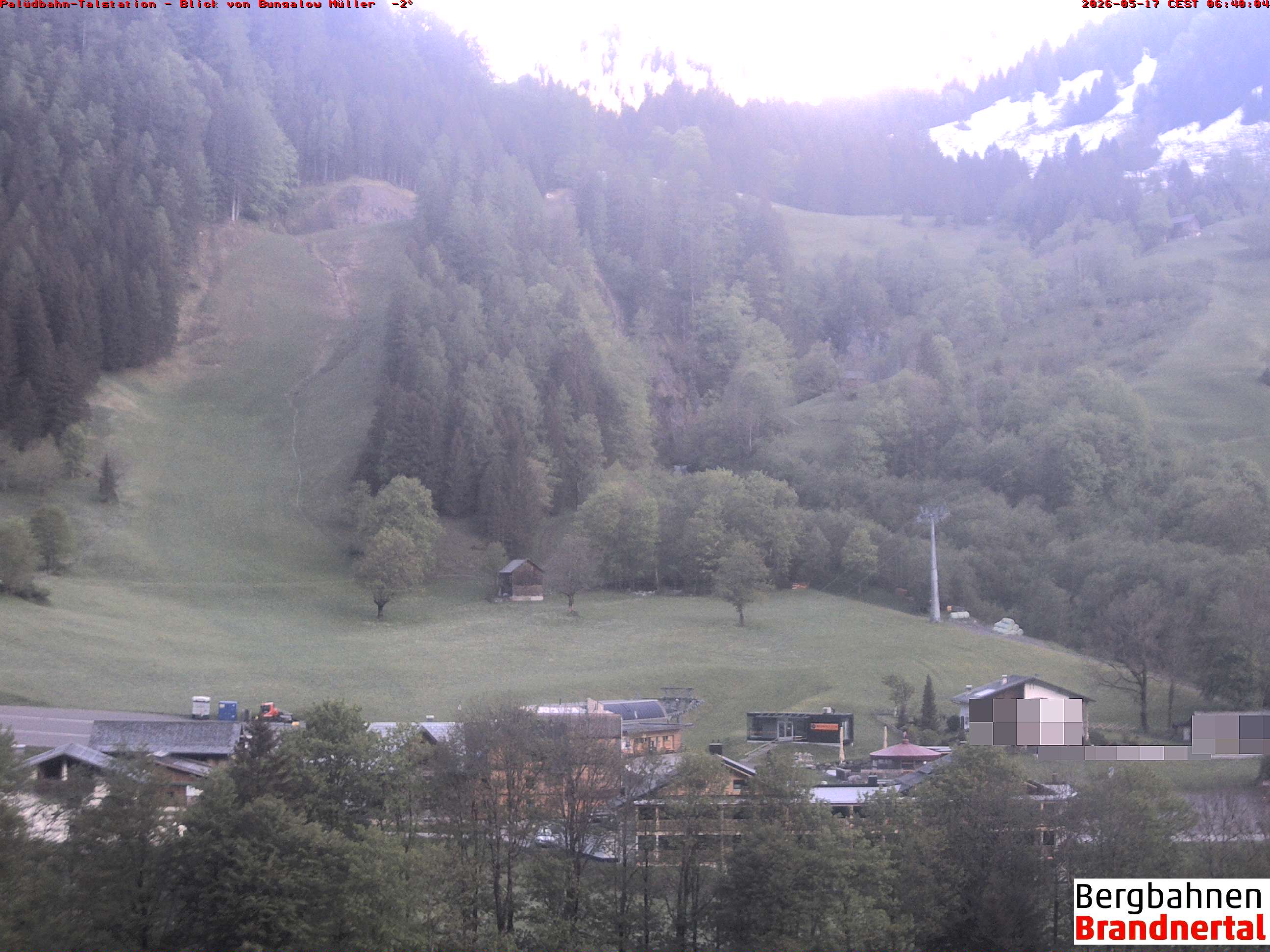 Blick auf Palüdbahn von Bungalow Müller