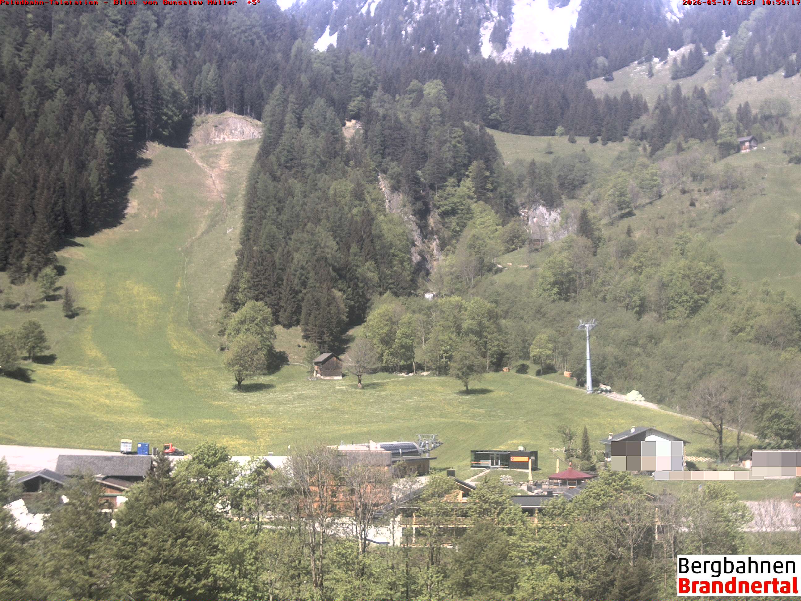 Blick auf Palüdbahn von Bungalow Müller
