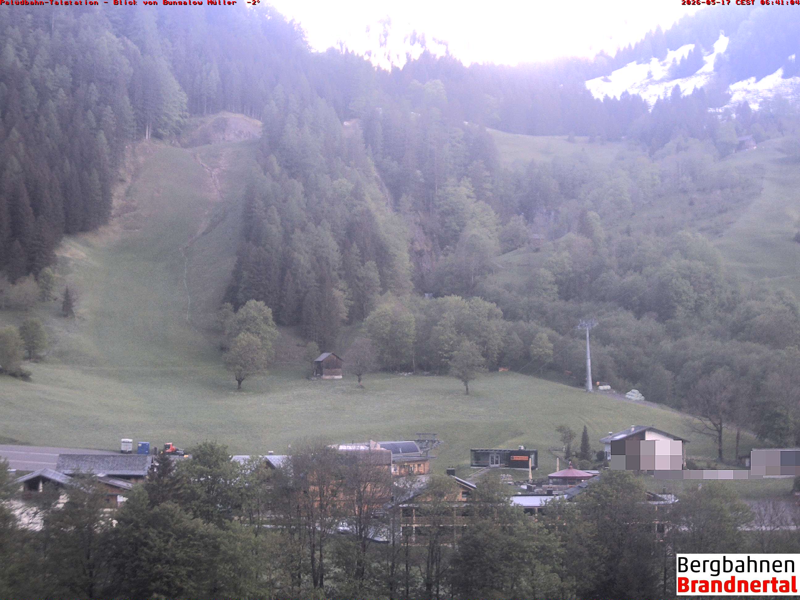 Blick auf Palüdbahn von Bungalow Müller