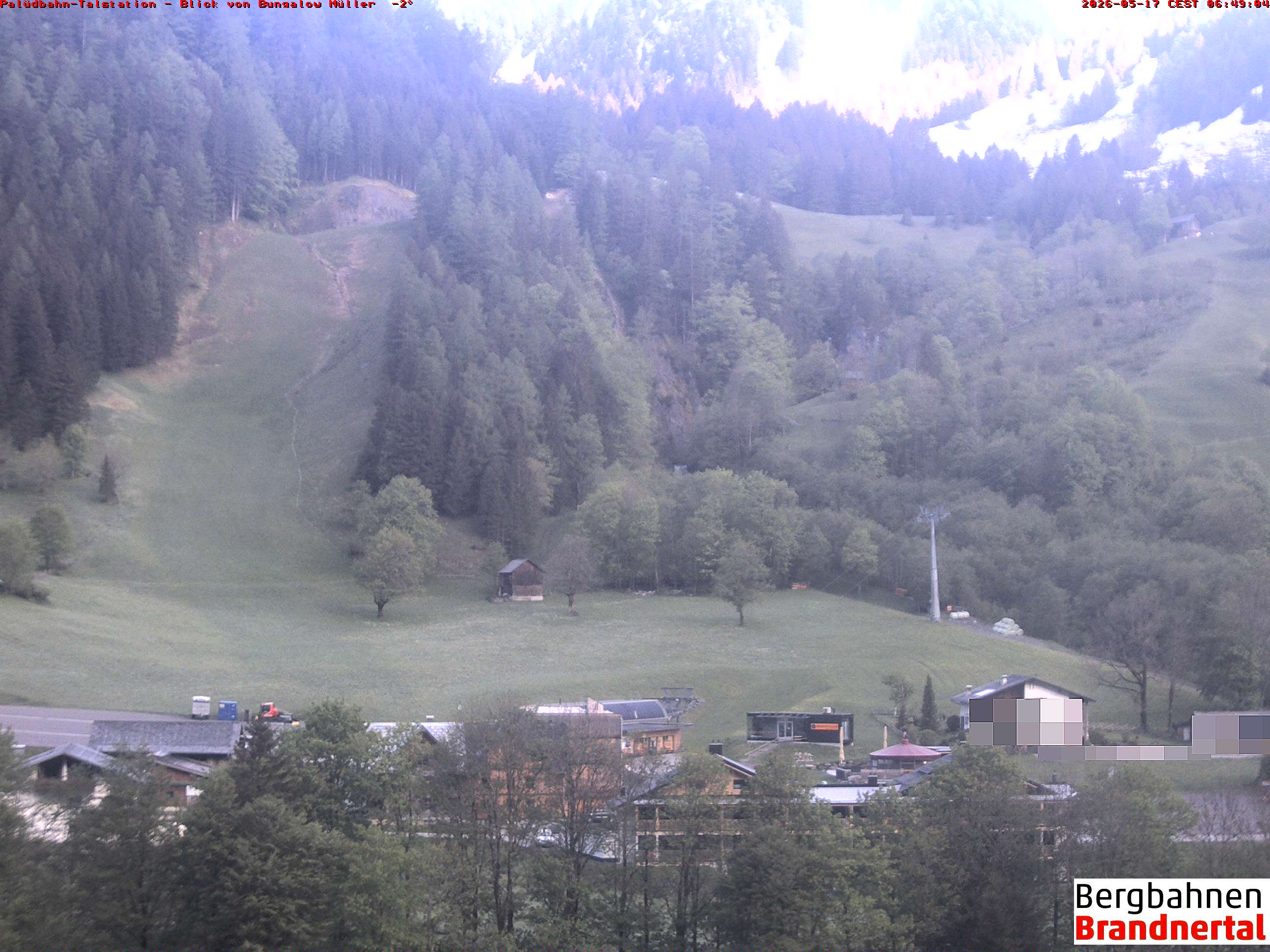 Blick auf Palüdbahn von Bungalow Müller