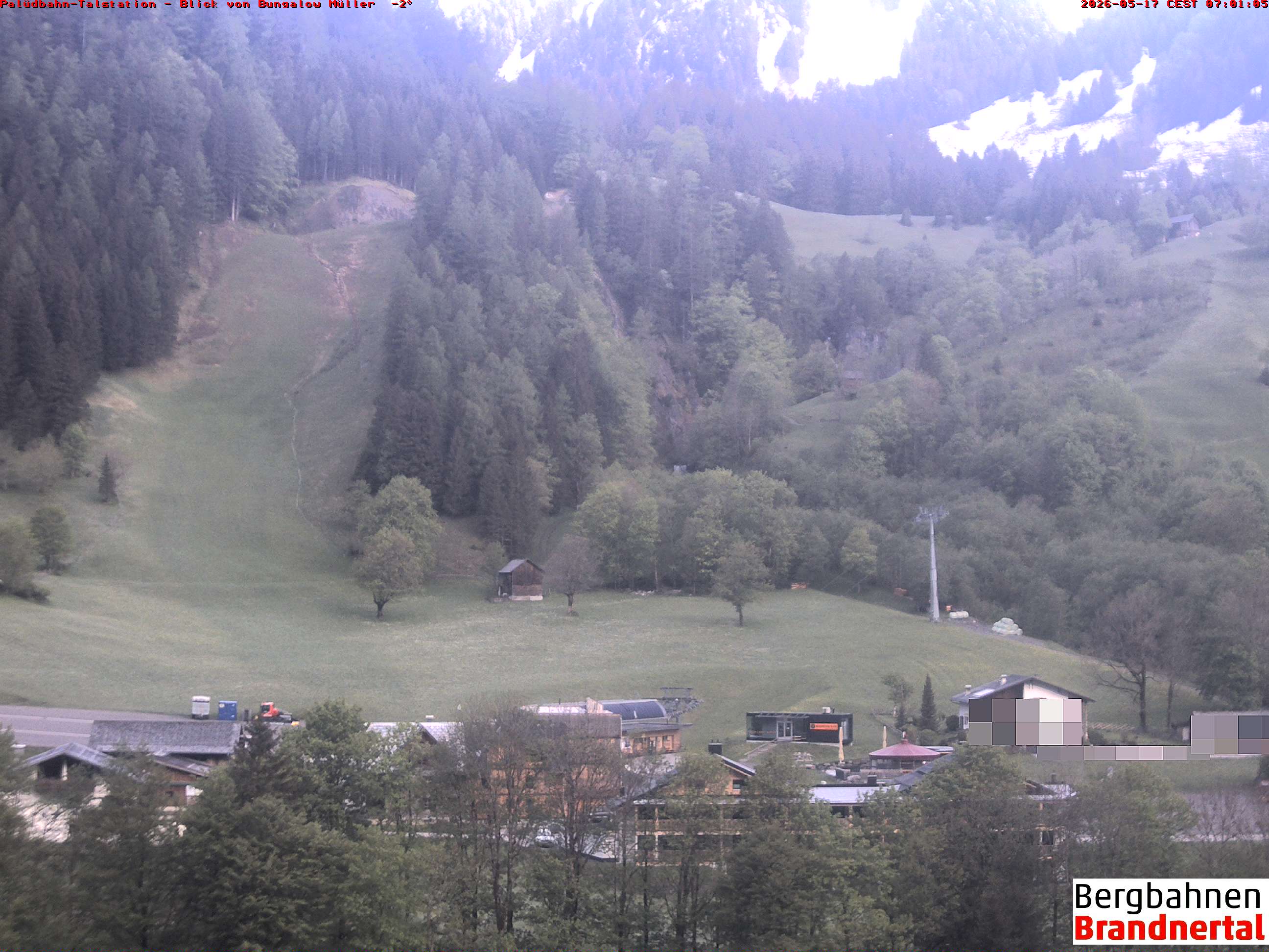 Blick auf Palüdbahn von Bungalow Müller