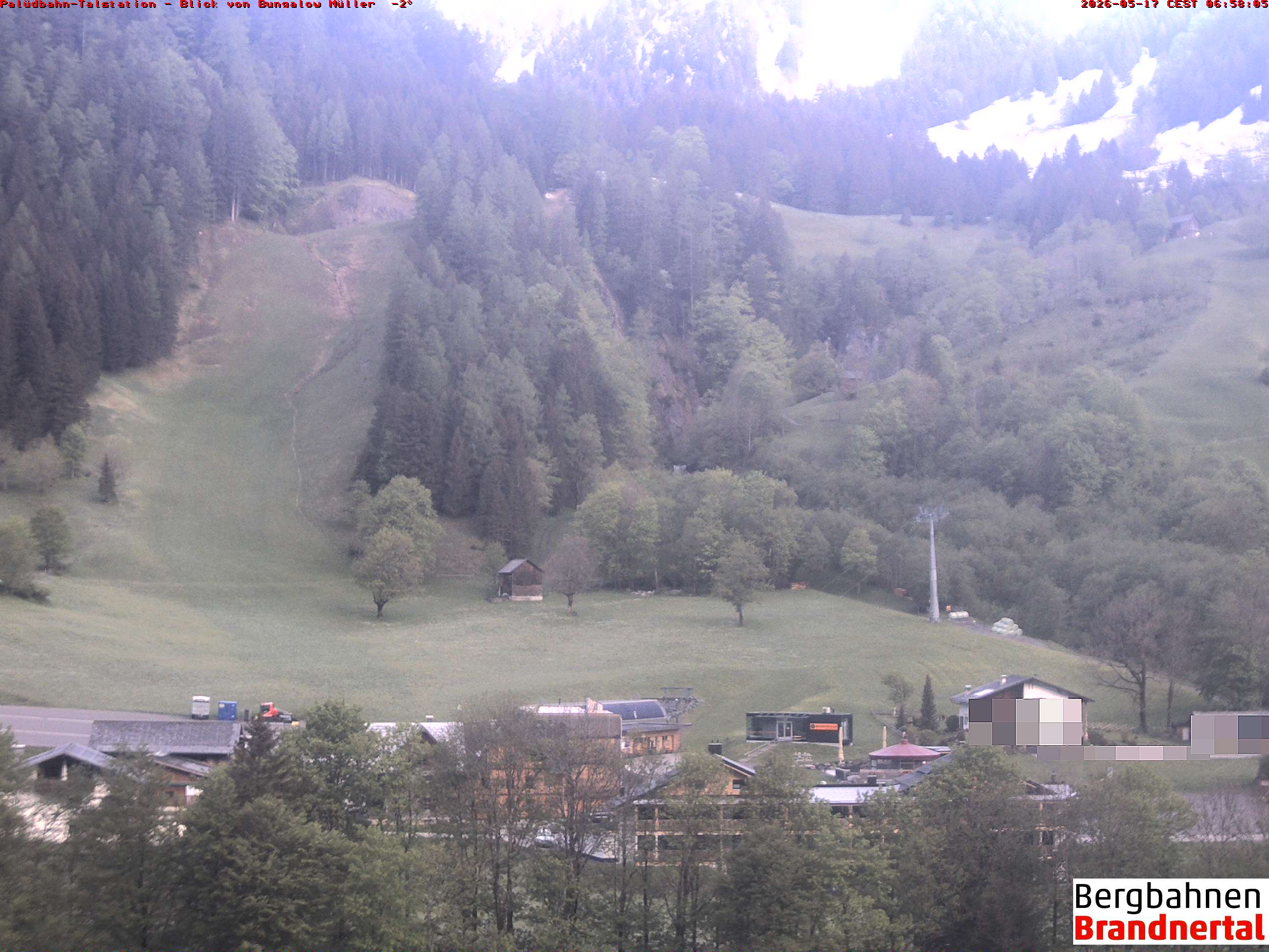 Blick auf Palüdbahn von Bungalow Müller