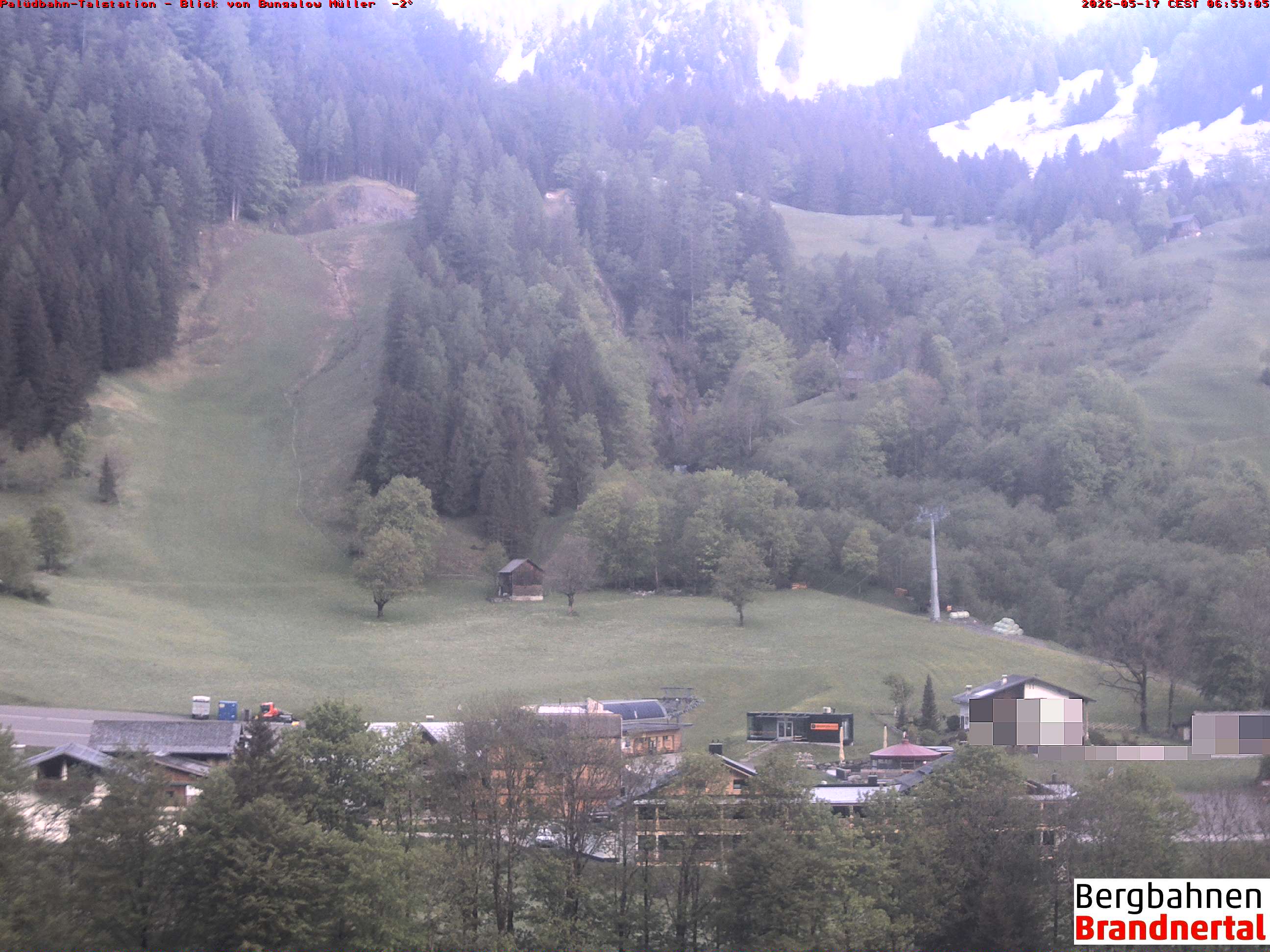 Blick auf Palüdbahn von Bungalow Müller
