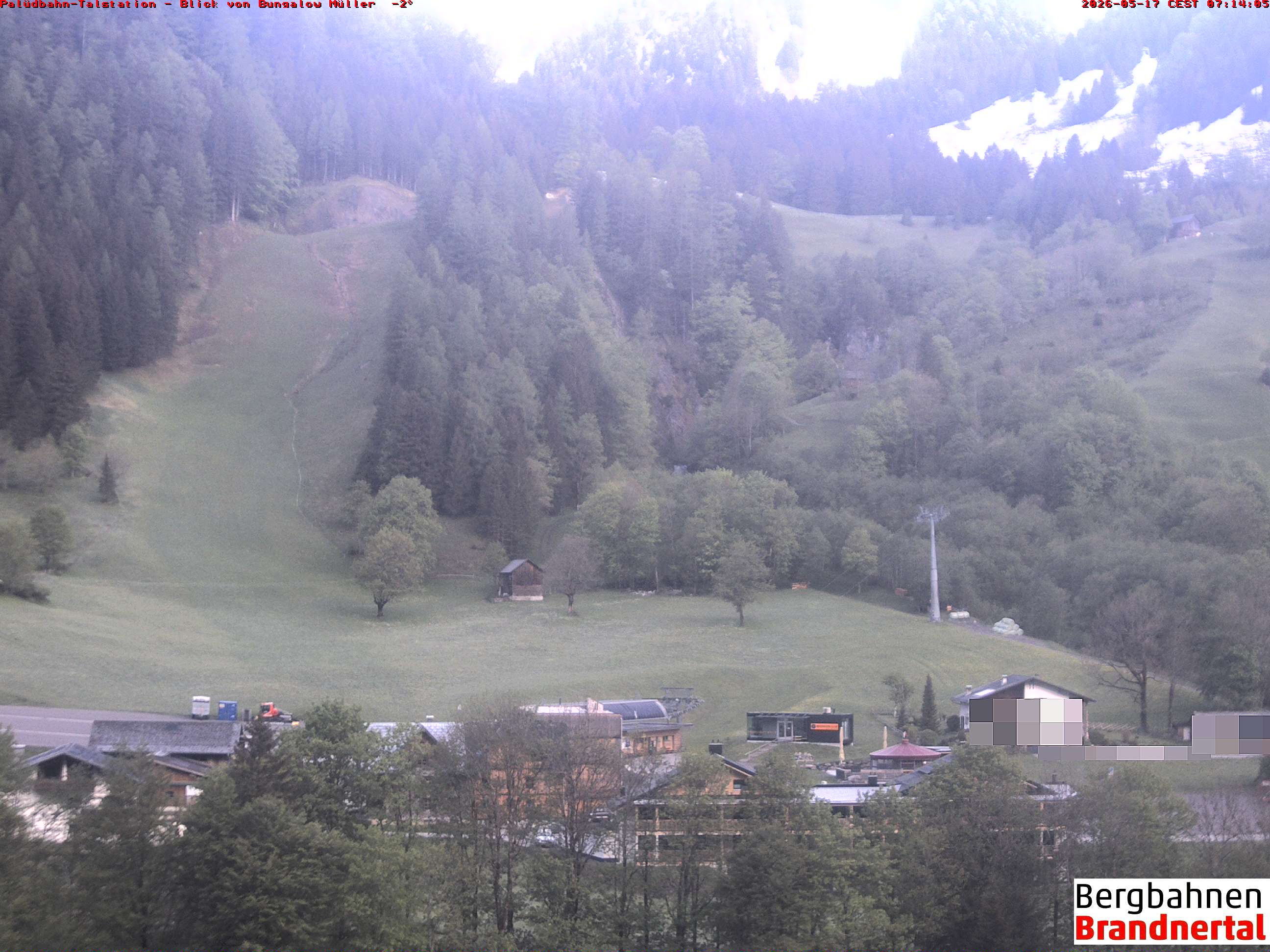 Blick auf Palüdbahn von Bungalow Müller