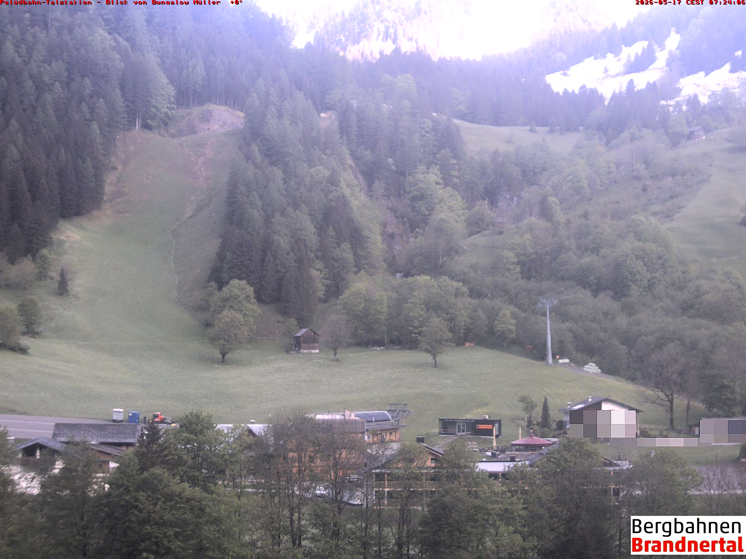 Blick auf Palüdbahn von Bungalow Müller