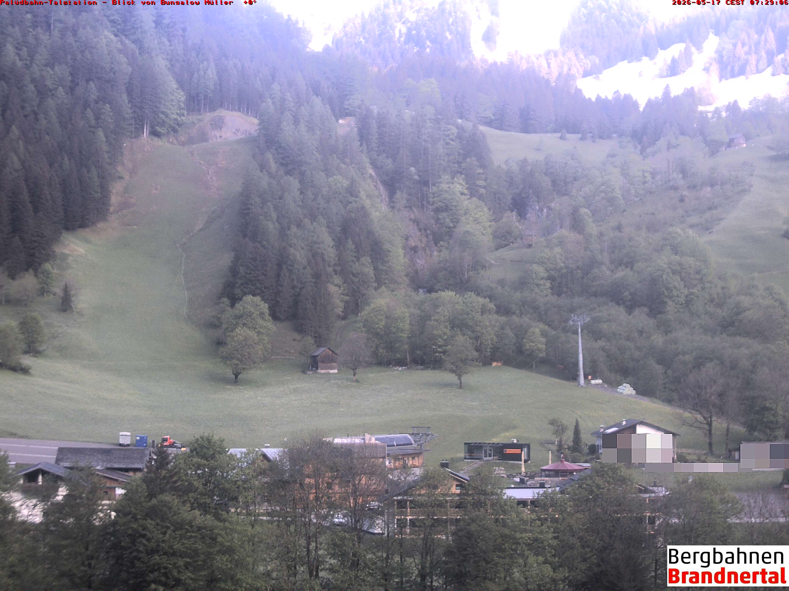Blick auf Palüdbahn von Bungalow Müller