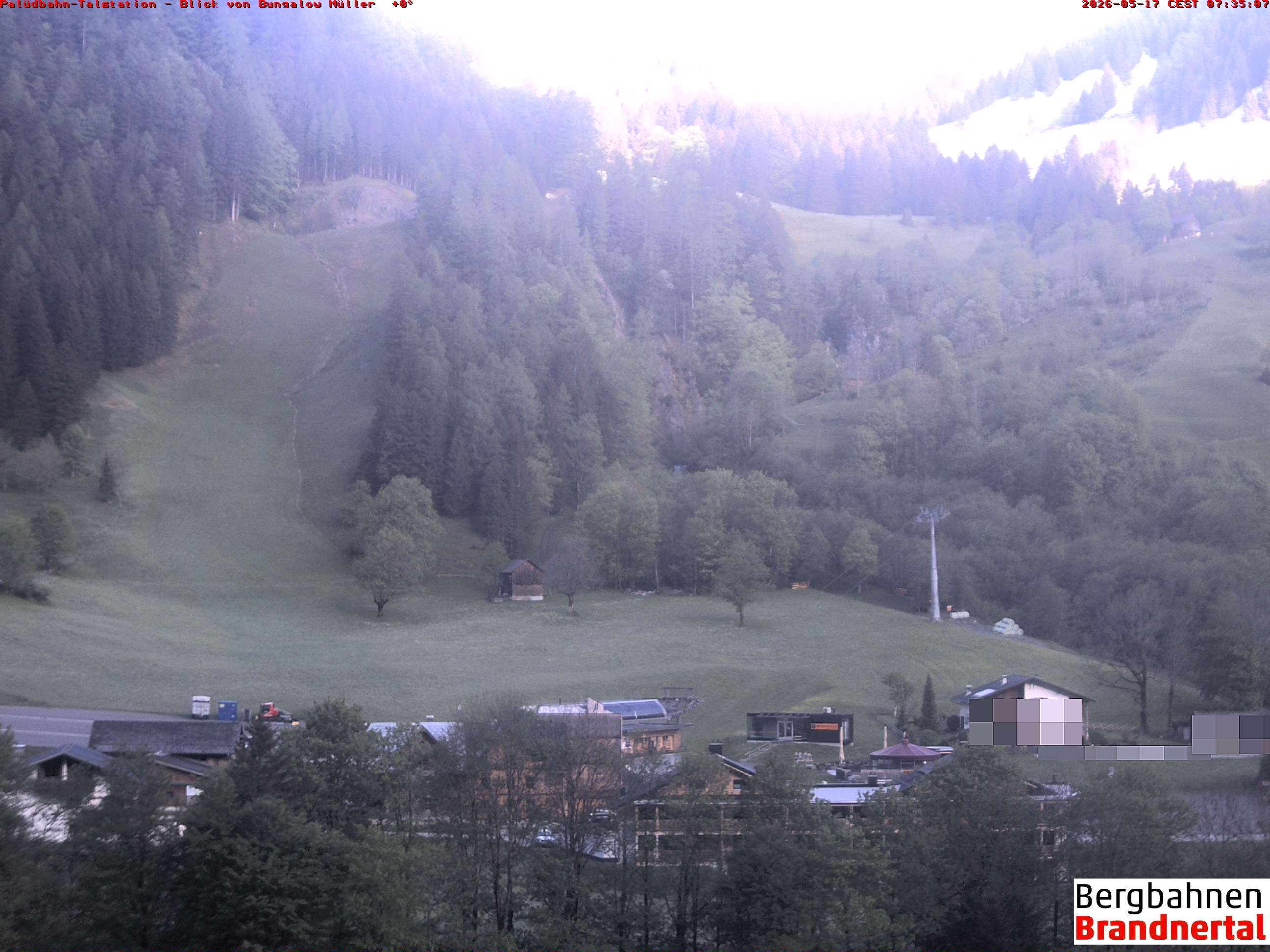 Blick auf Palüdbahn von Bungalow Müller
