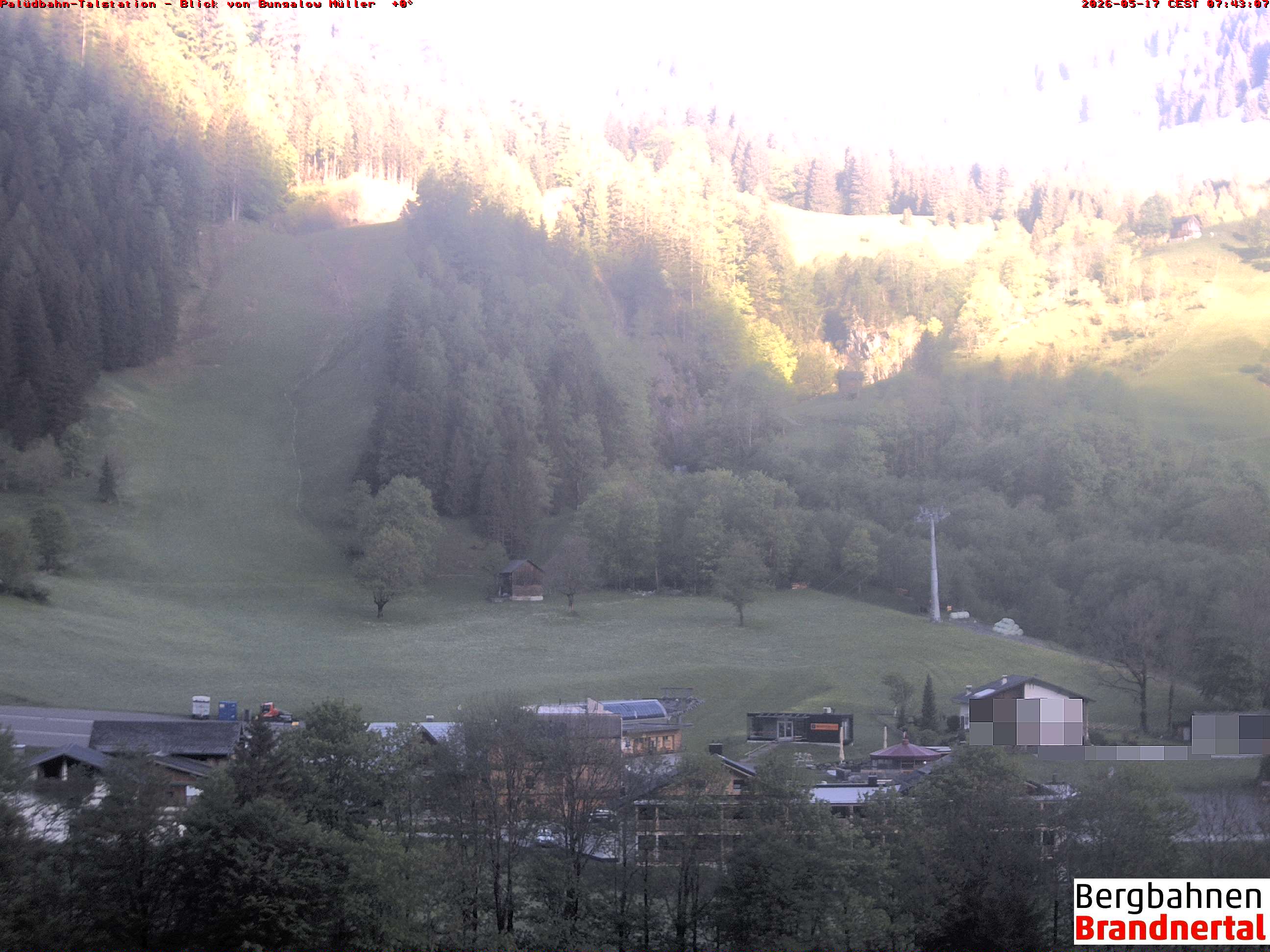 Blick auf Palüdbahn von Bungalow Müller