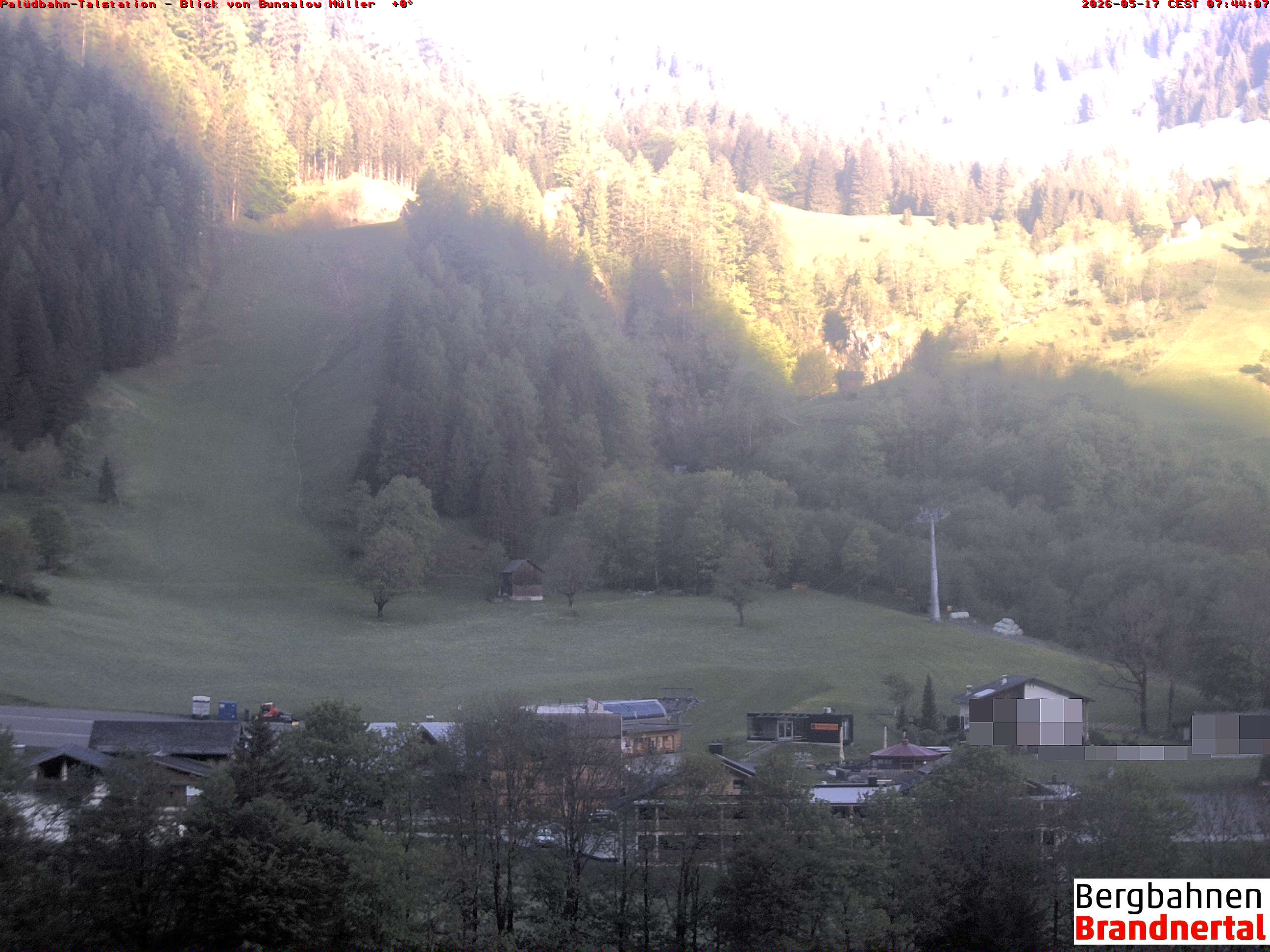 Blick auf Palüdbahn von Bungalow Müller