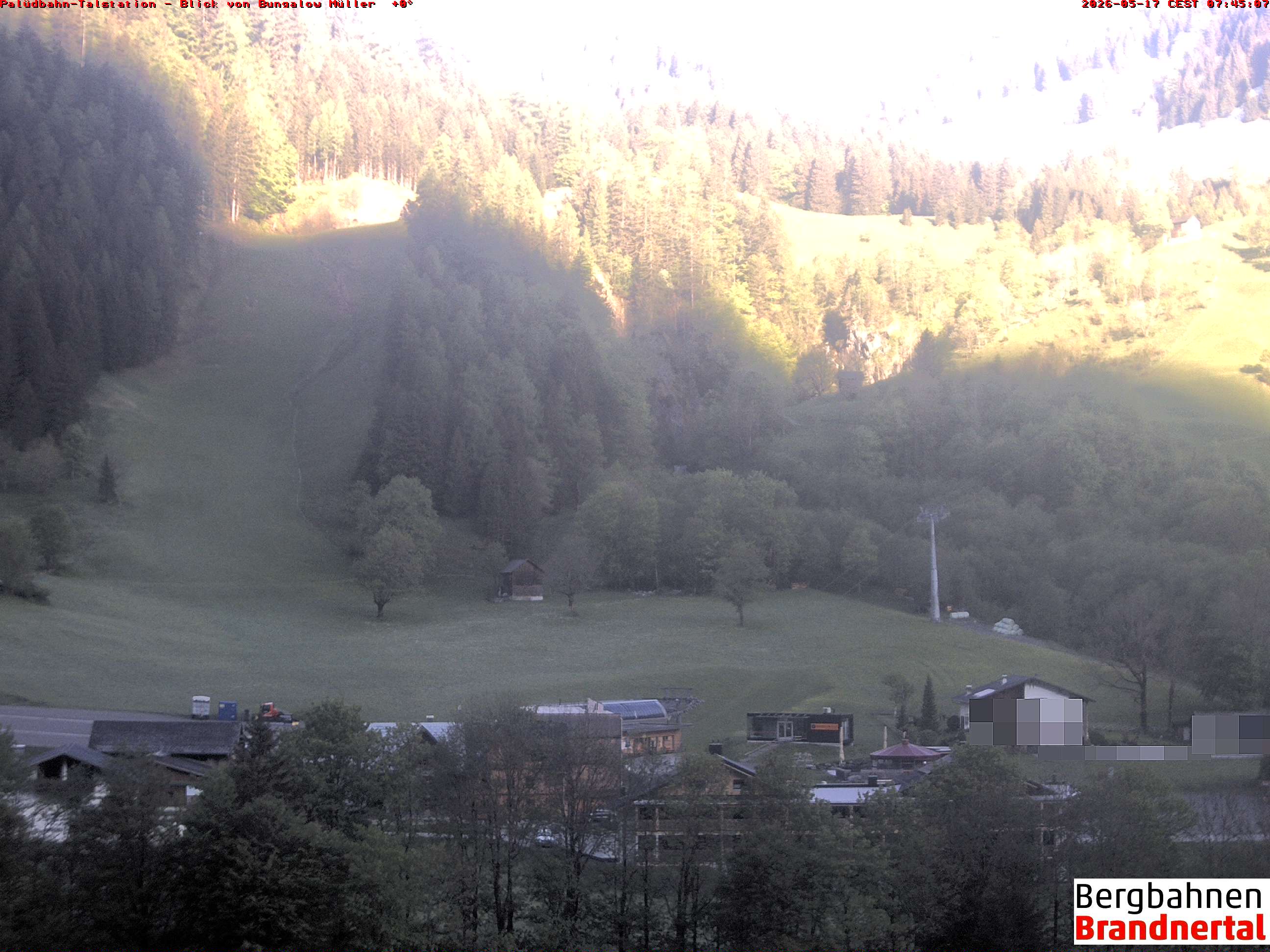 Blick auf Palüdbahn von Bungalow Müller
