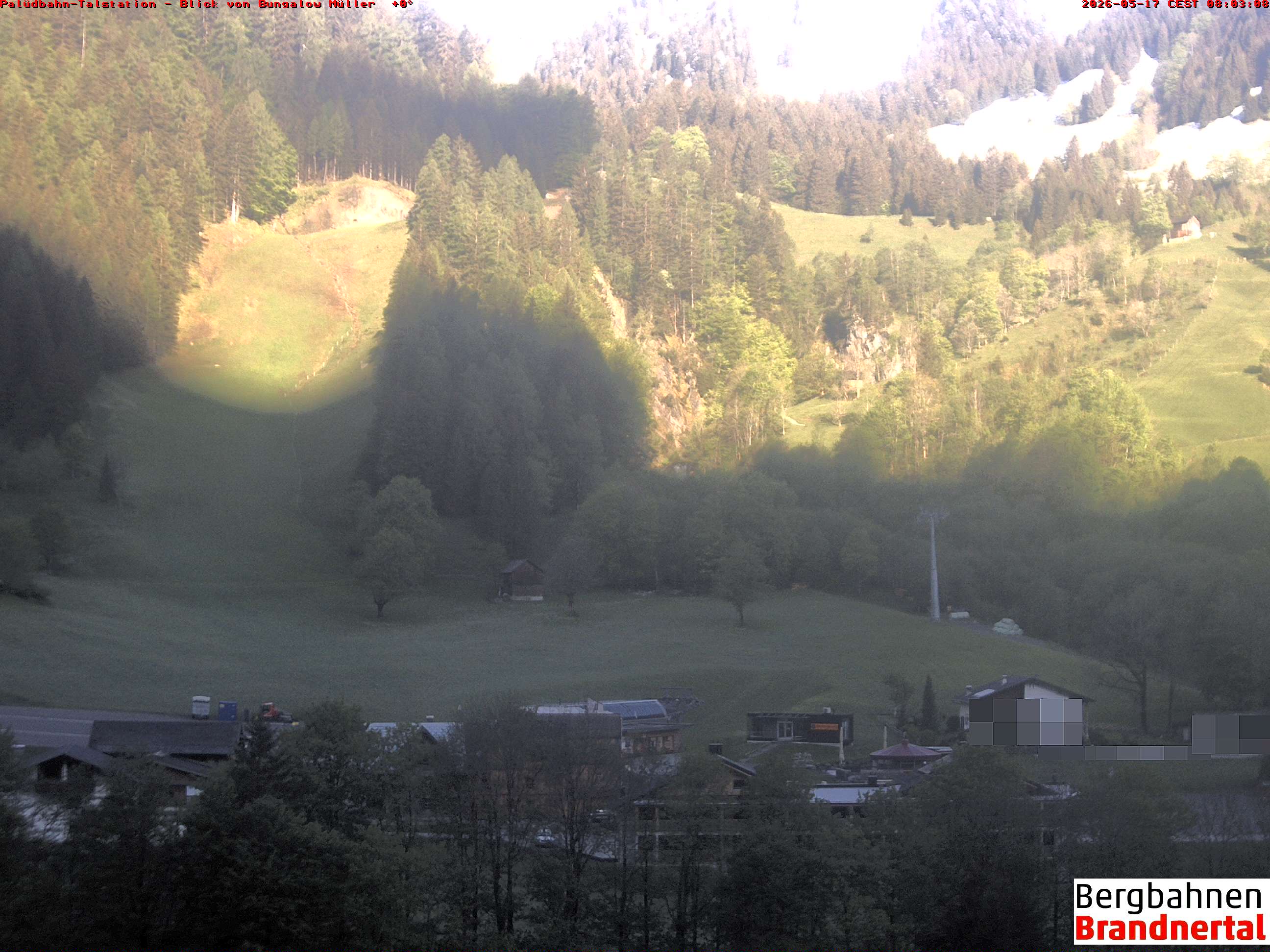 Blick auf Palüdbahn von Bungalow Müller