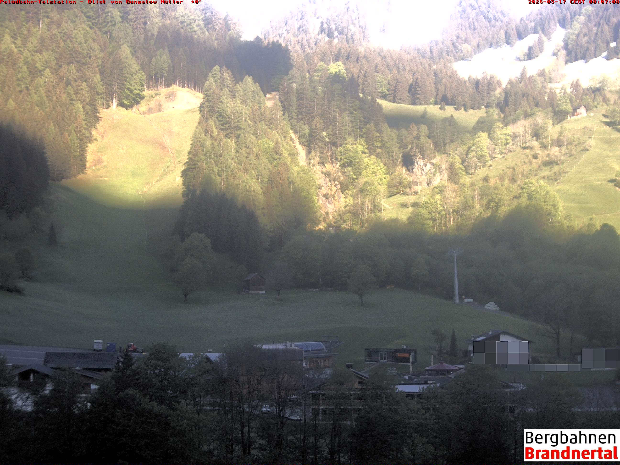 Blick auf Palüdbahn von Bungalow Müller