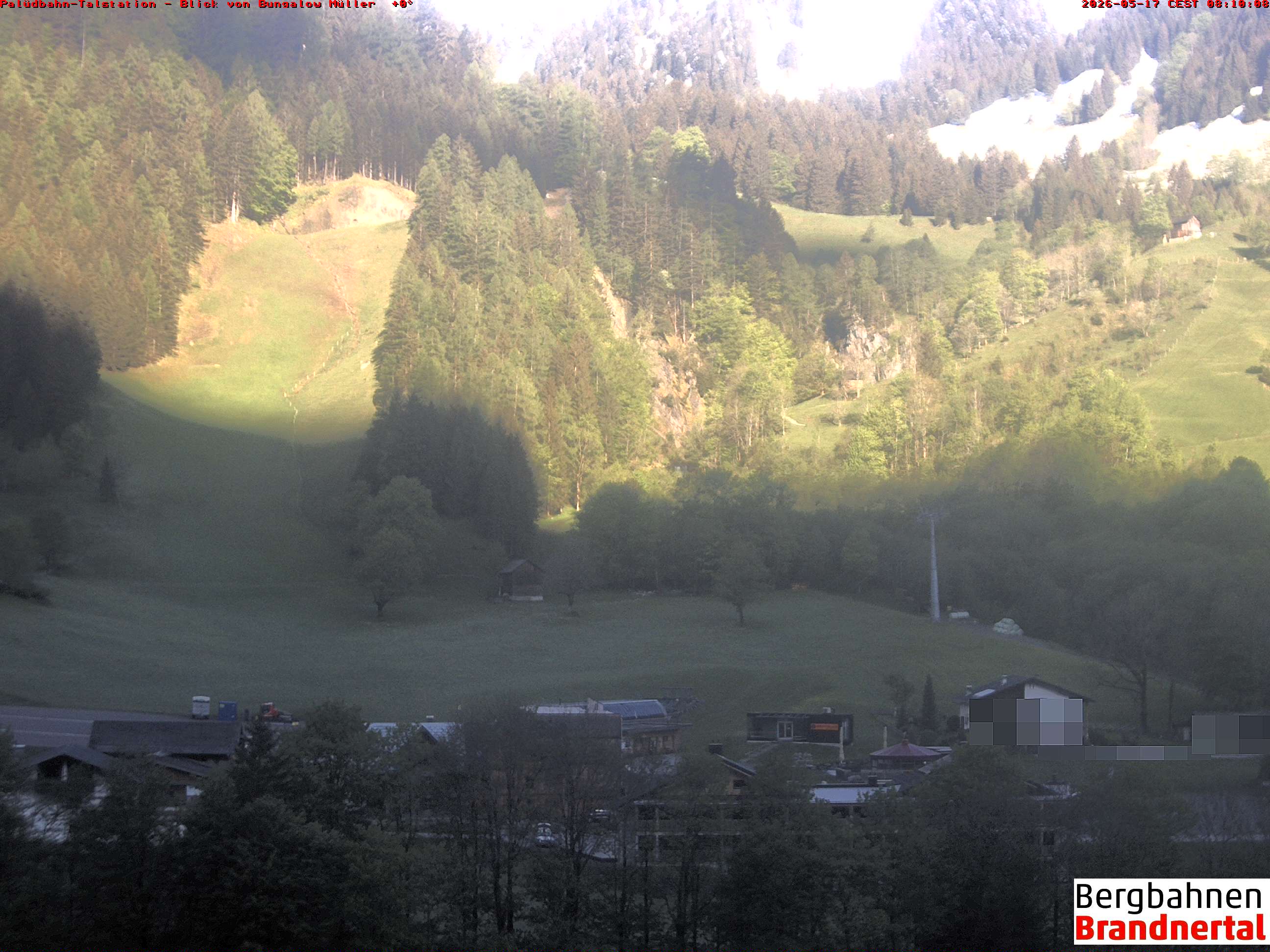 Blick auf Palüdbahn von Bungalow Müller
