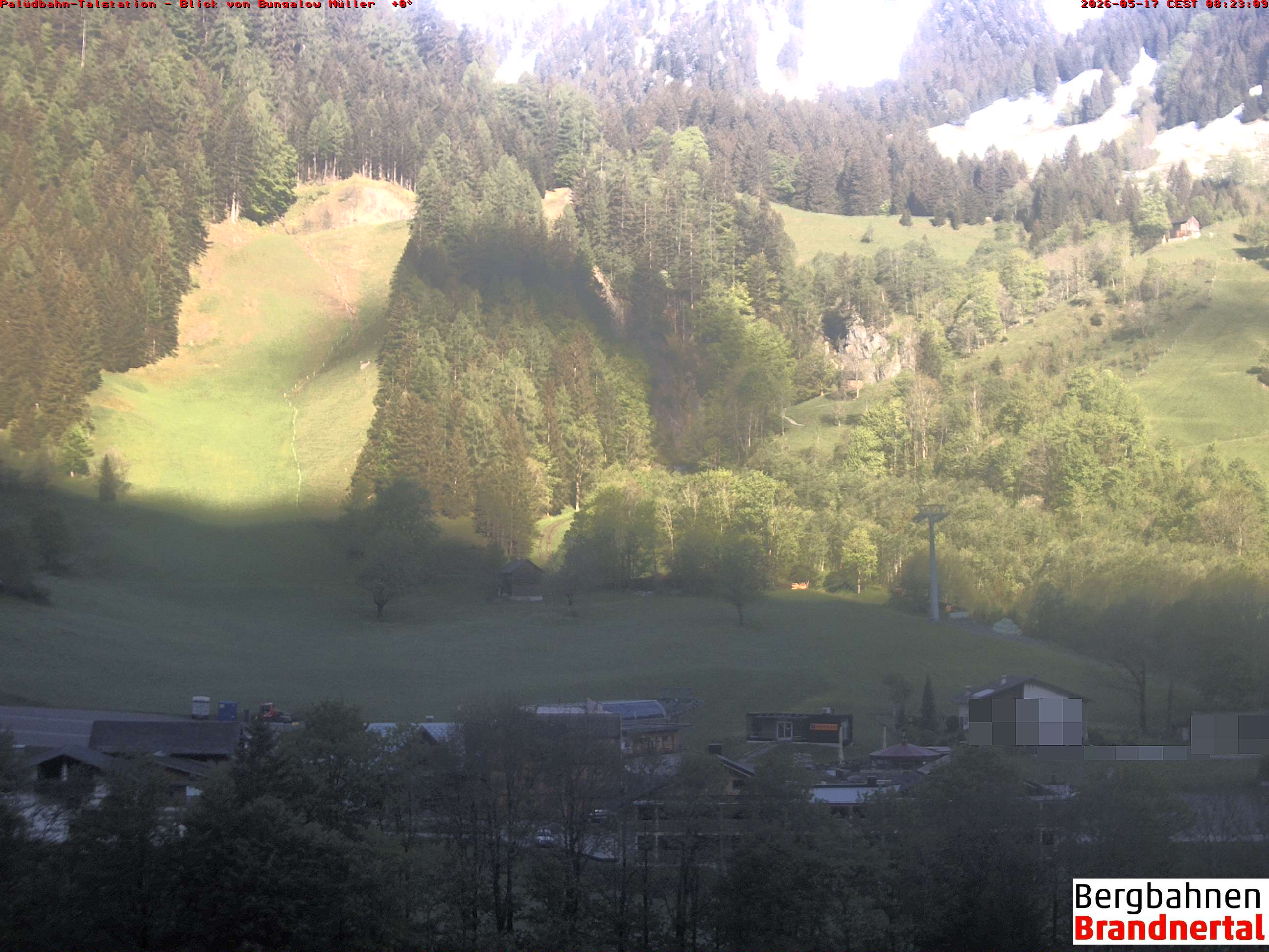 Blick auf Palüdbahn von Bungalow Müller