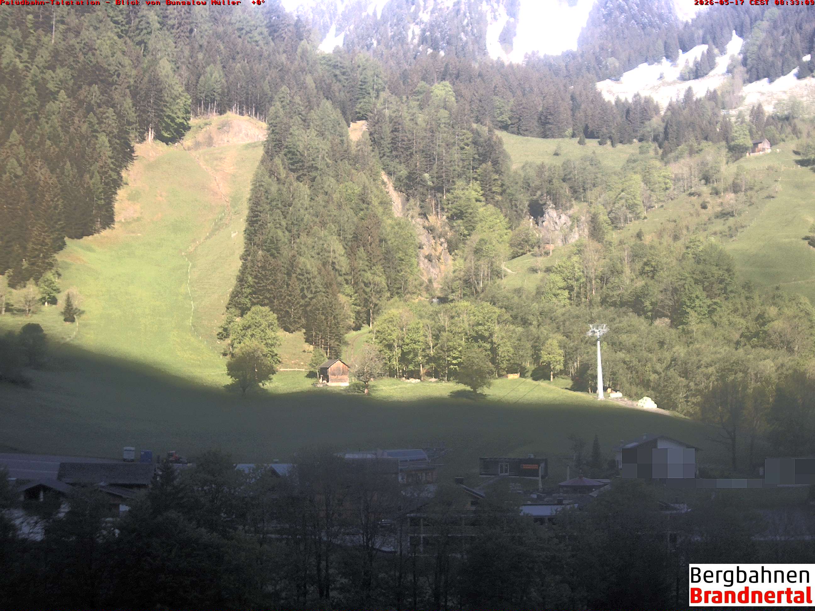 Blick auf Palüdbahn von Bungalow Müller