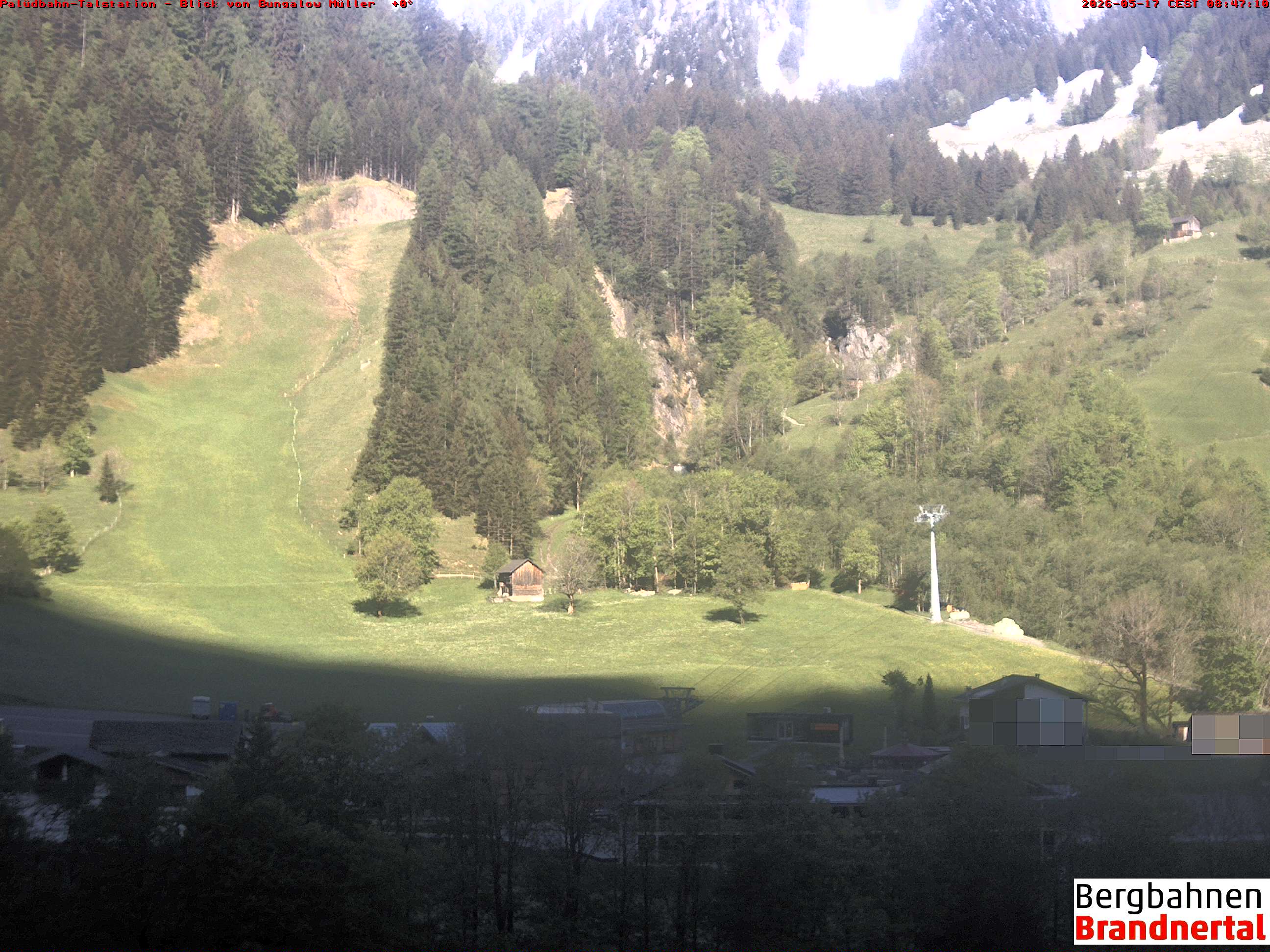 Blick auf Palüdbahn von Bungalow Müller