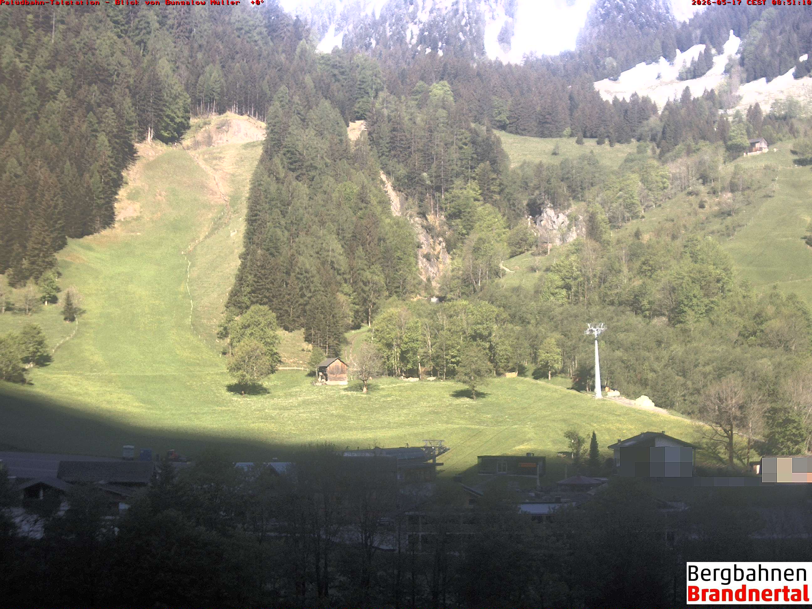 Blick auf Palüdbahn von Bungalow Müller