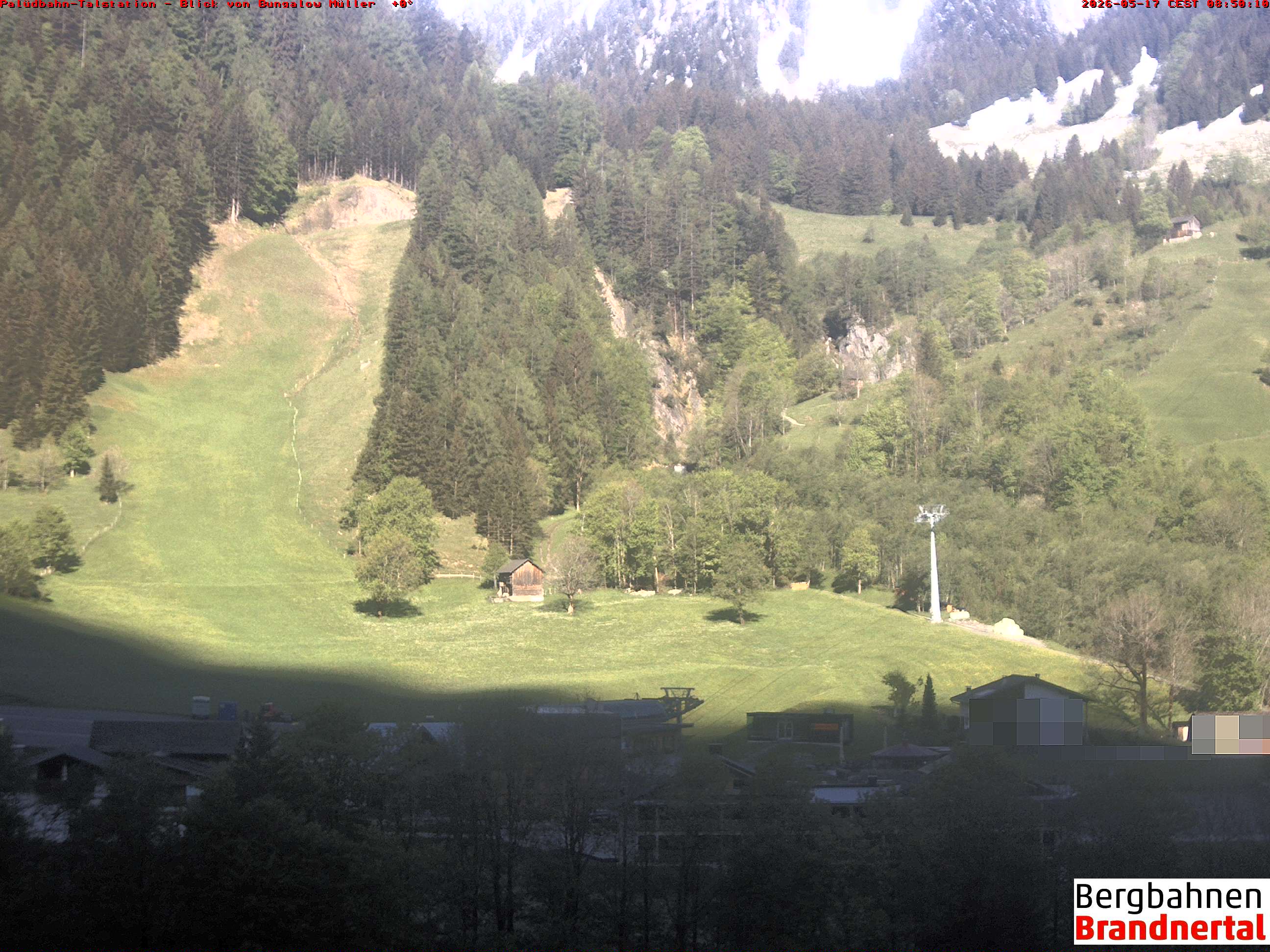 Blick auf Palüdbahn von Bungalow Müller